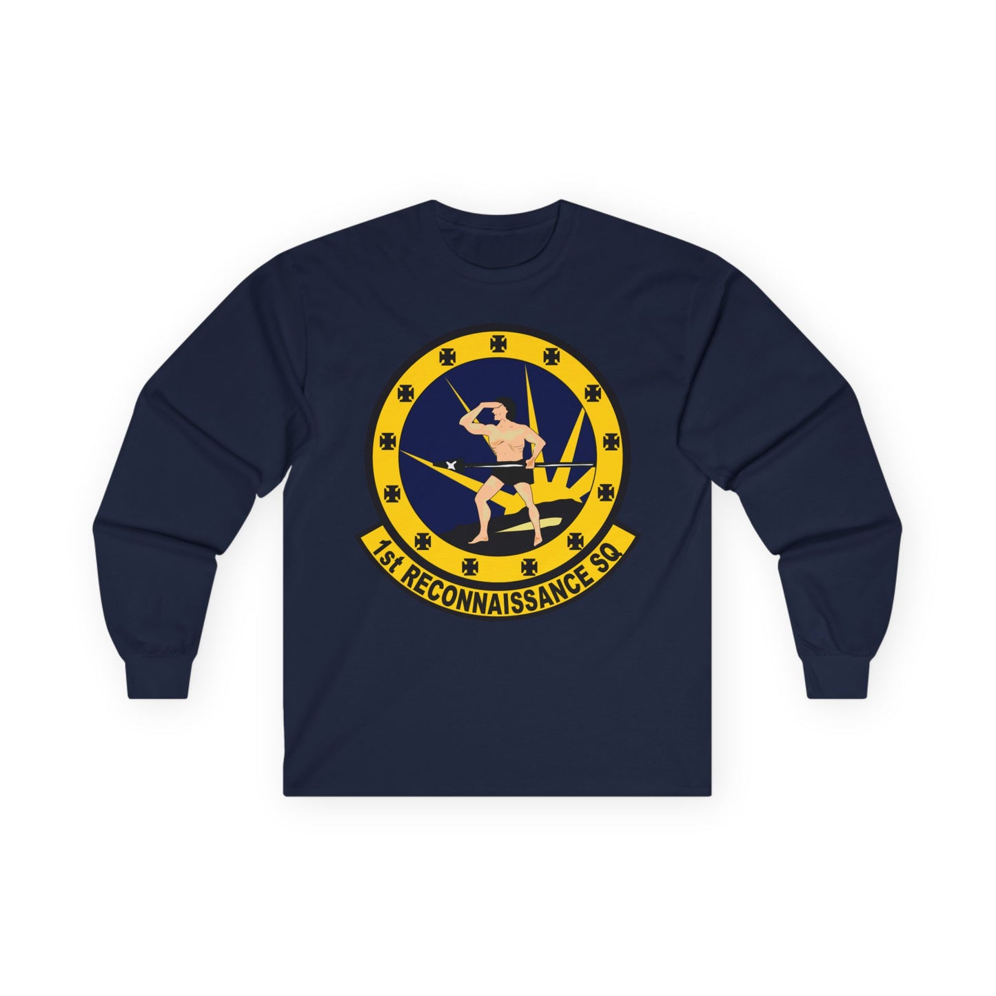 Unisex Ultra Cotton Long Sleeve Tee - USAF - 1st Reconnaissance Squadron wo txt