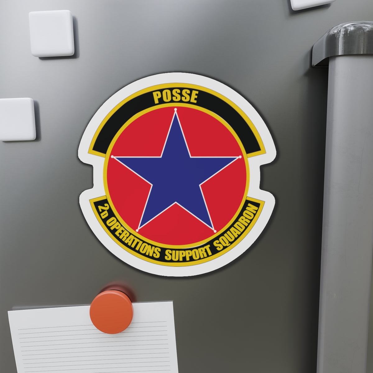 Die-Cut Magnet - USAF - 2nd Operations Support Squadron wo txt