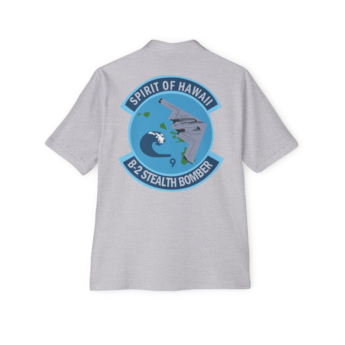 Men's Piqué Polo - USAF - B2 - Spirit of Hawaii - Stealth Bomber wo txt X 300