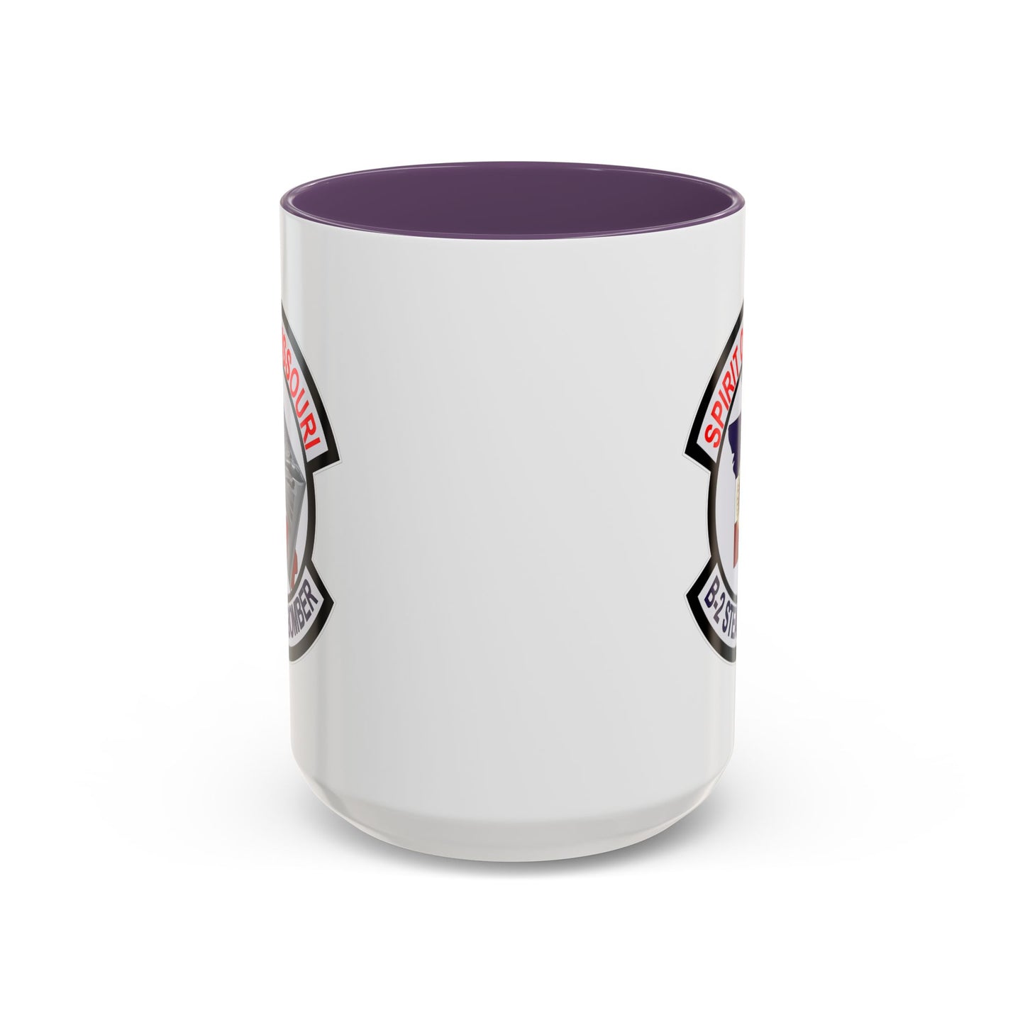 Accent Coffee Mug (11oz & 15oz) - USAF - B2 - Spirit of Missouri - Stealth Bomber wo Txt