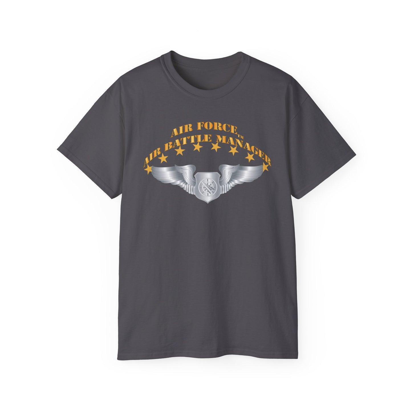 Unisex Ultra Cotton Tee - USAF - Air Battle Manager - Basic Wings X 300