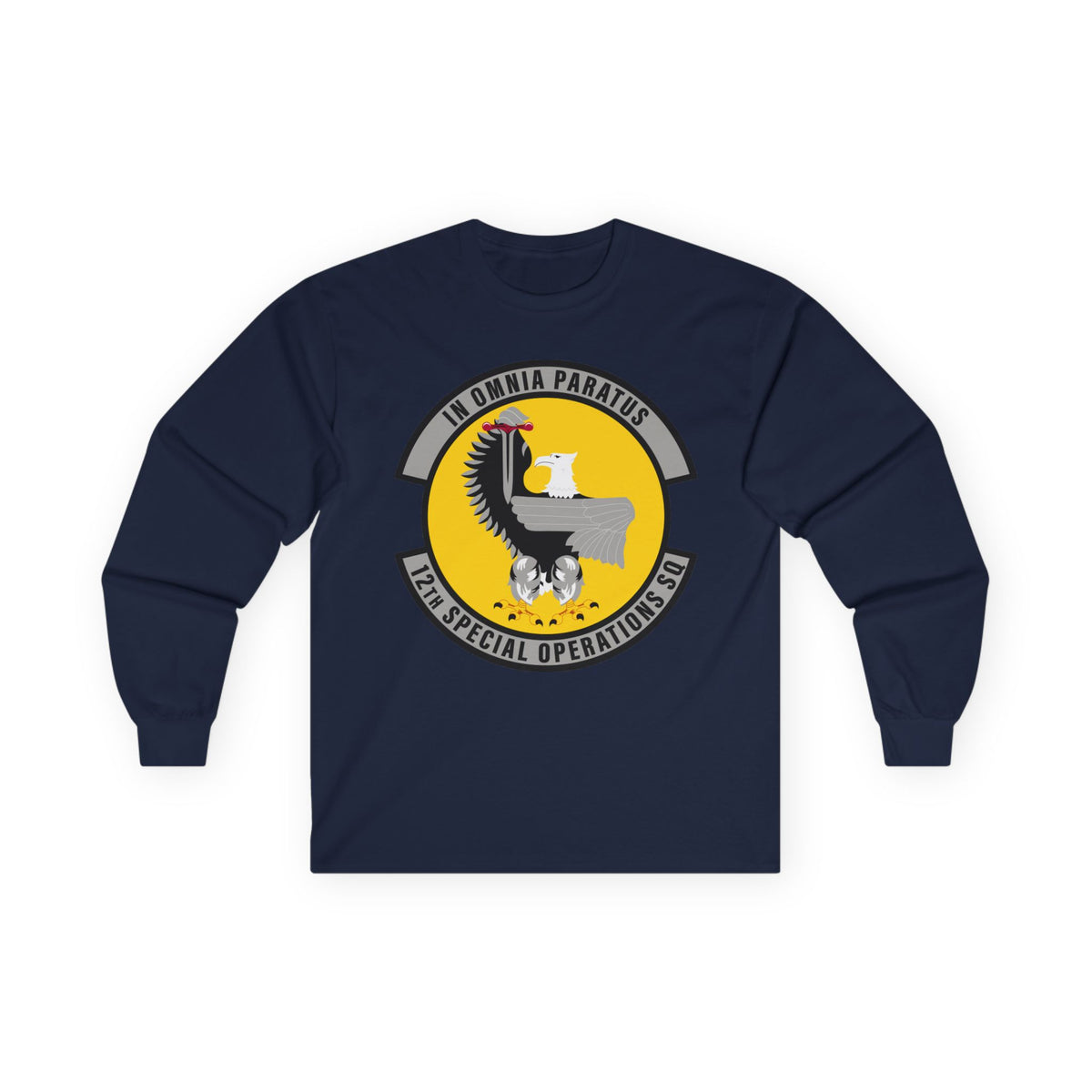 Unisex Ultra Cotton Long Sleeve Tee - USAF - 12th Special Operations Squadron wo txt