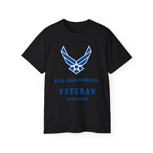 Unisex Ultra Cotton Tee - USAF - Air Force - Veteran w years