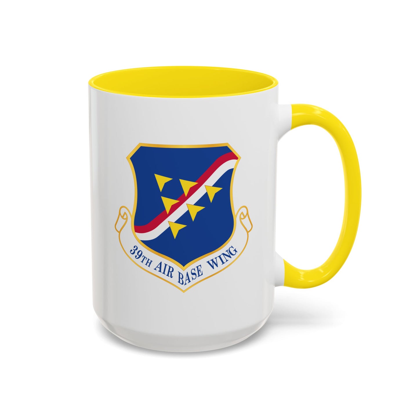 Accent Coffee Mug (11oz & 15oz) - USAF - 39th Airbase Wing wo Txt