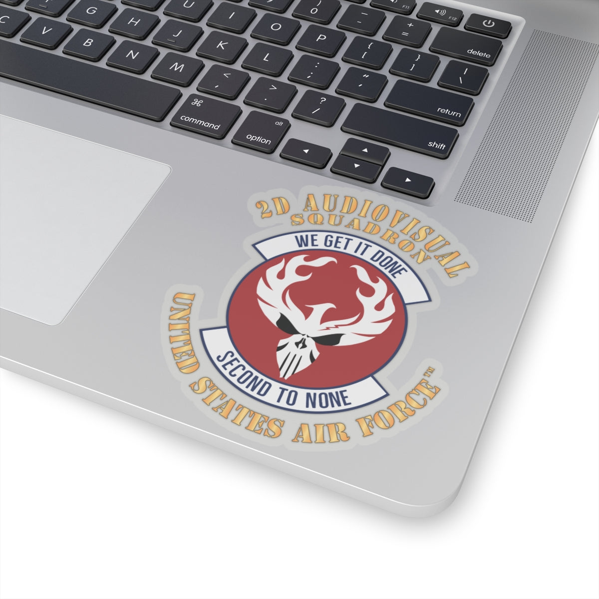 Kiss-Cut Stickers - USAF - 2d Audiovisual Squadron X 300