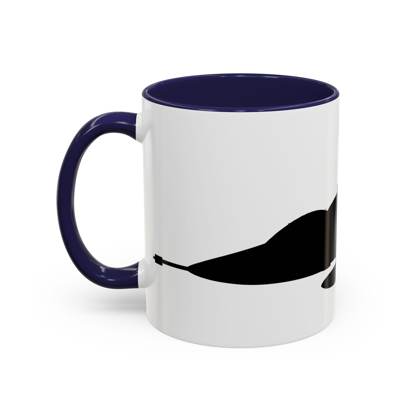 Accent Coffee Mug (11oz & 15oz) - Aircraft - A-4 SkyHawk - Silhouette X 300