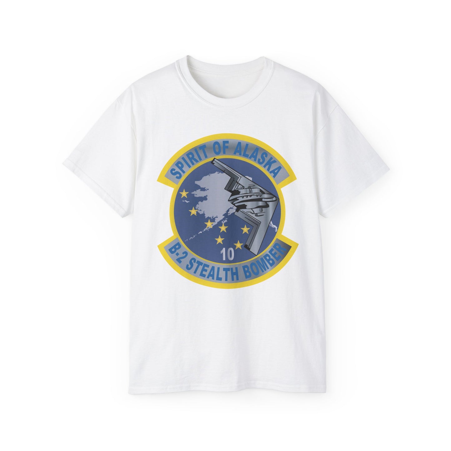 Unisex Ultra Cotton Tee - USAF - B2 - Spirit of Alaska - Stealth Bomber wo txt X 300