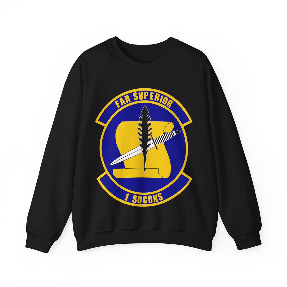 Crewneck Sweatshirt - USAF - 1st Special Operations Contracting Sq wo txt X 300