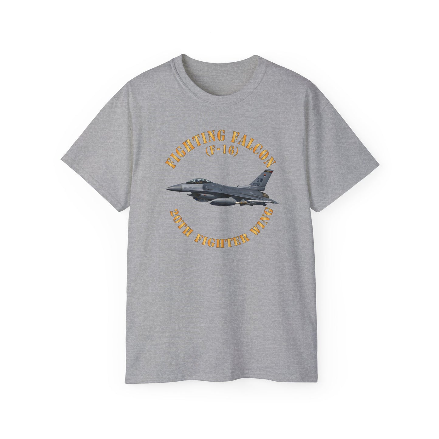 Unisex Ultra Cotton Tee - USAF - F-16 Fighting Falcon - 20th Fighter Wing X 300