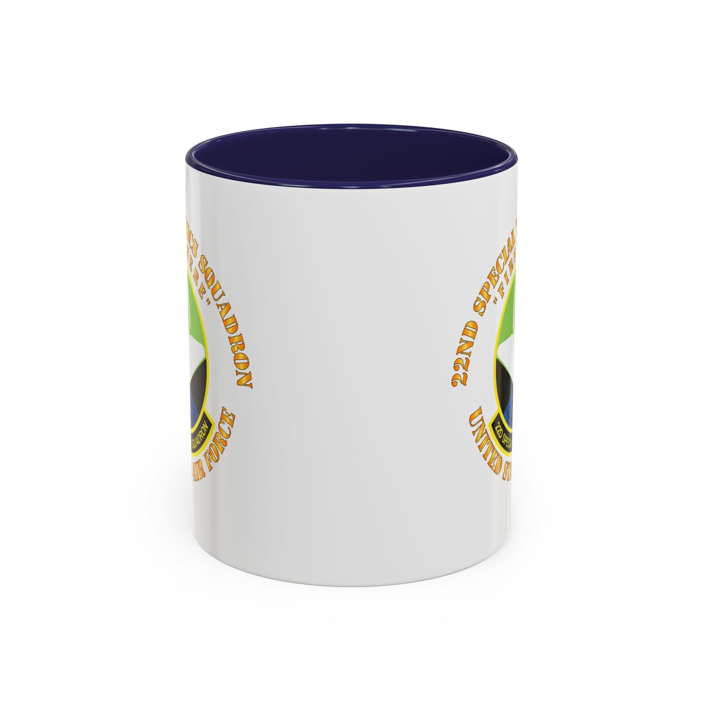 Accent Coffee Mug (11oz & 15oz) - USAF - 22nd Special Tactics Squadron - First There X 300
