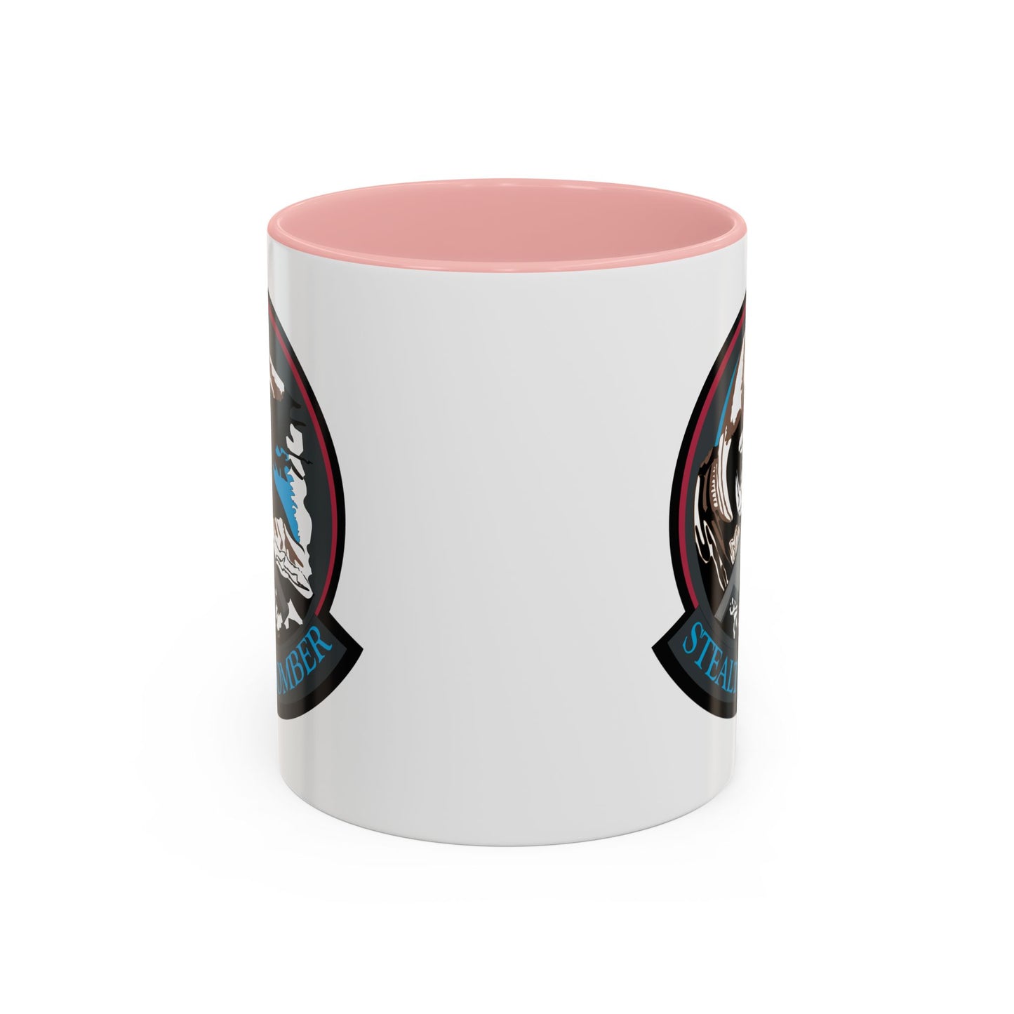 Accent Coffee Mug (11oz & 15oz) - USAF - B2 - Grim Reaper - Stealth Bomber wo txt X 300