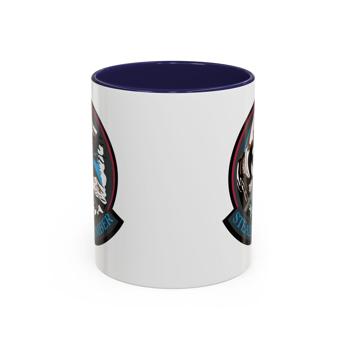 Accent Coffee Mug (11oz & 15oz) - USAF - B2 - Grim Reaper - Stealth Bomber wo txt X 300