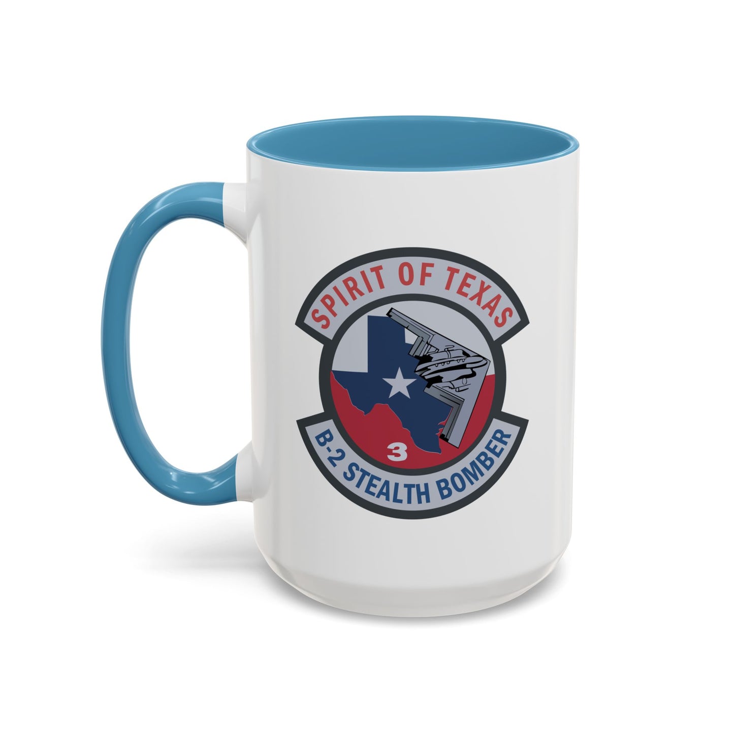 Accent Coffee Mug (11oz & 15oz) - USAF - B2 - Spirit of Texas - Stealth Bomber wo txt X 300
