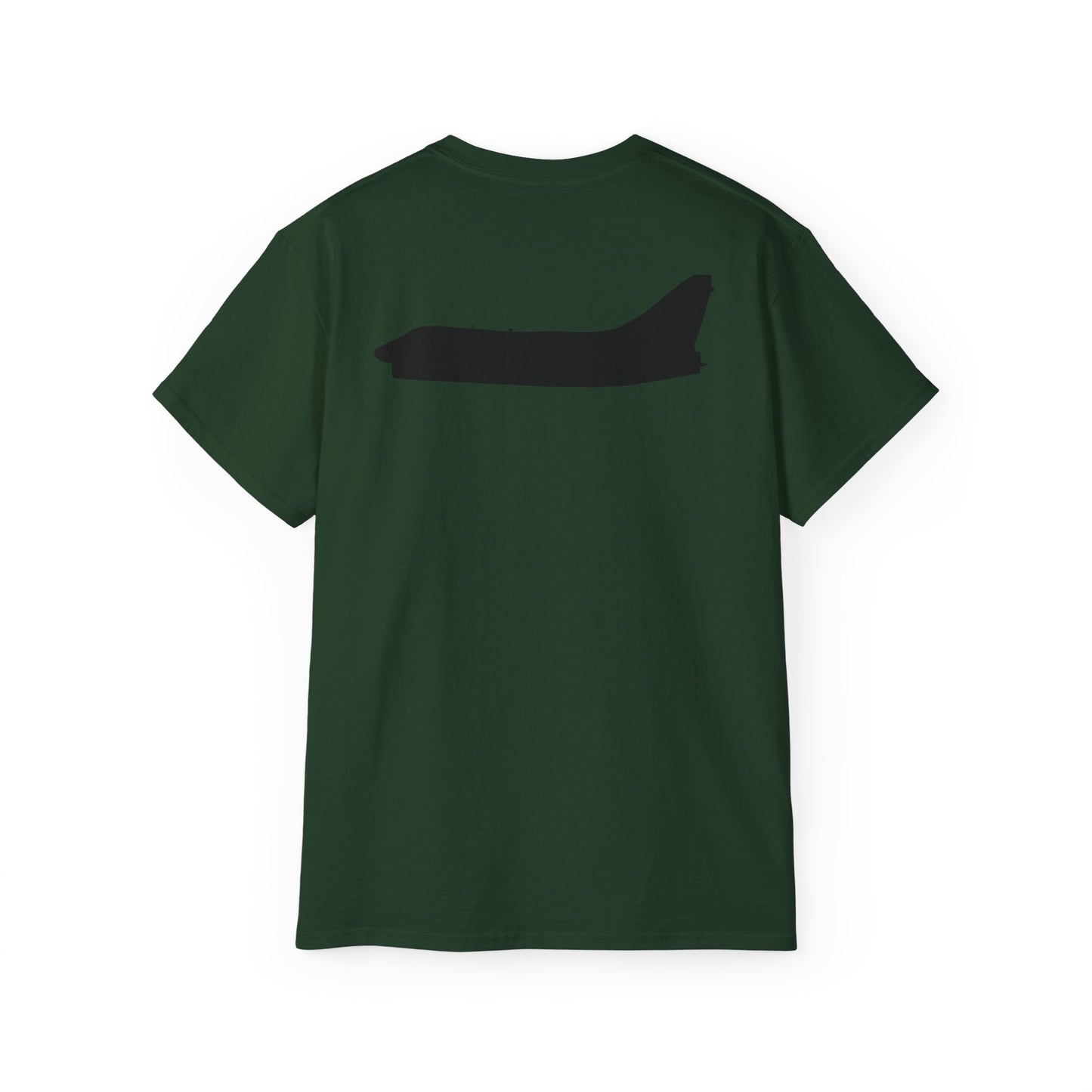 Unisex Ultra Cotton Tee - Aircraft - Navy - A-7B Corsair II - Side - Silhouette X 300