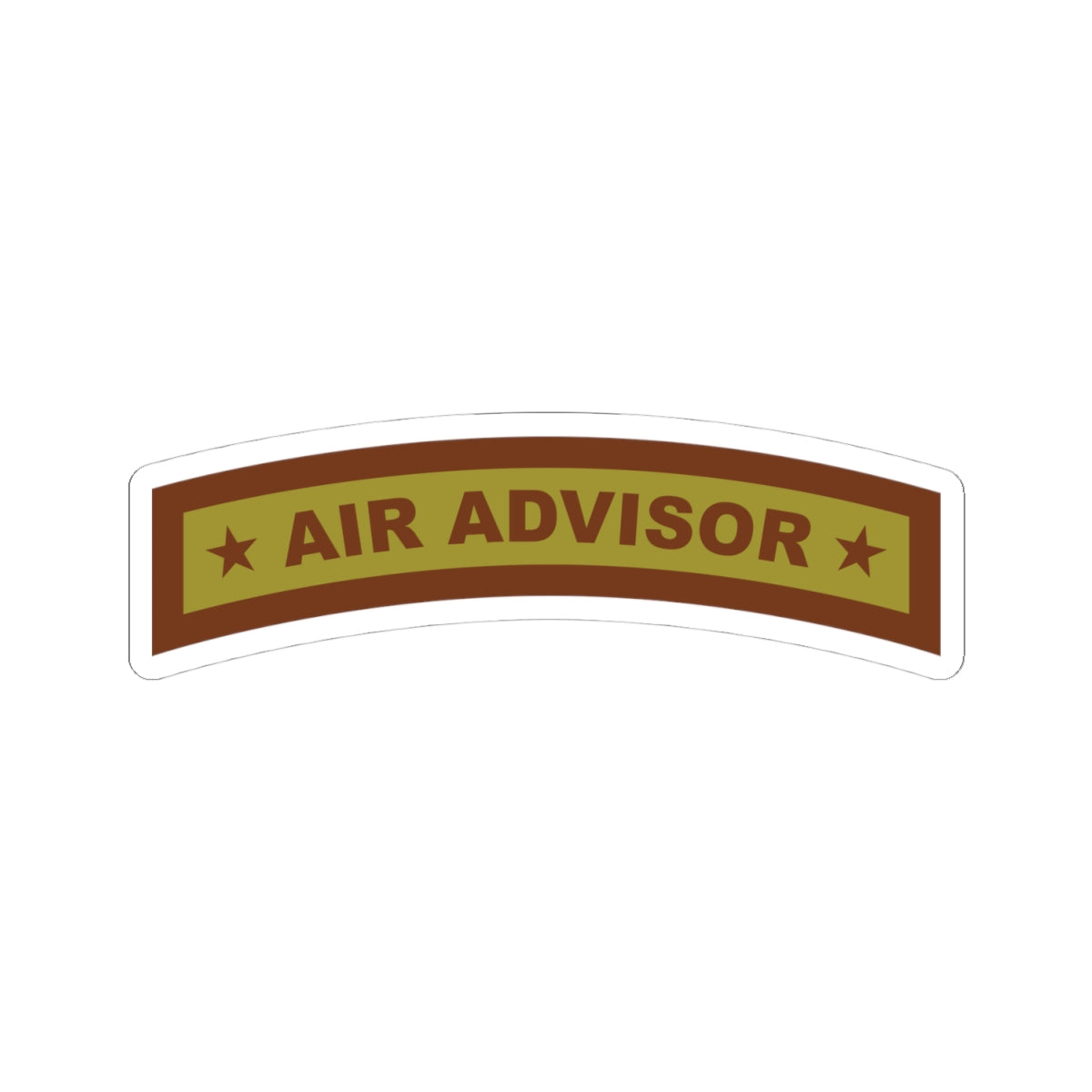 Kiss-Cut Stickers - USAF - Advanced Air Advisor Tab