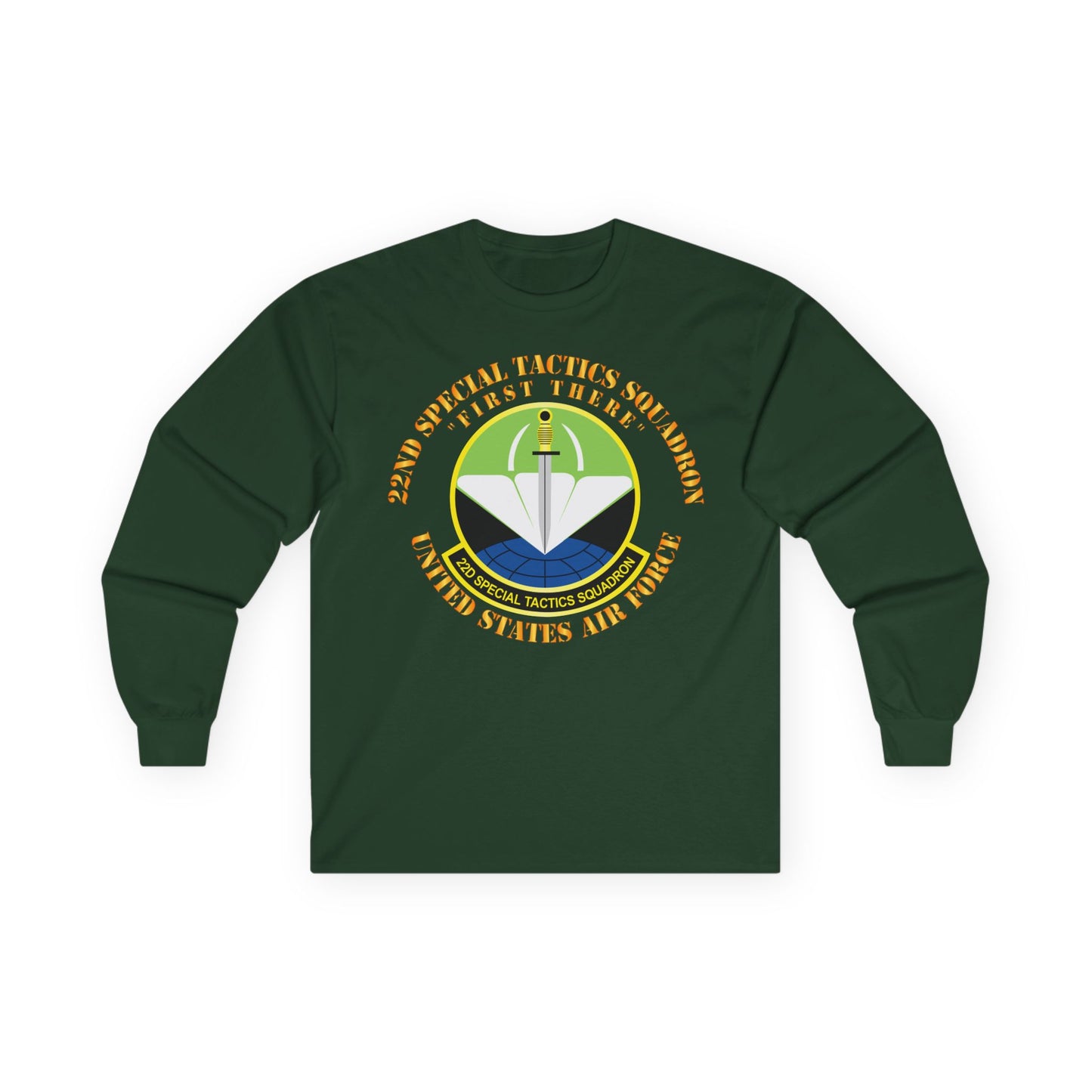 Unisex Ultra Cotton Long Sleeve Tee - USAF - 22nd Special Tactics Squadron - First There X 300