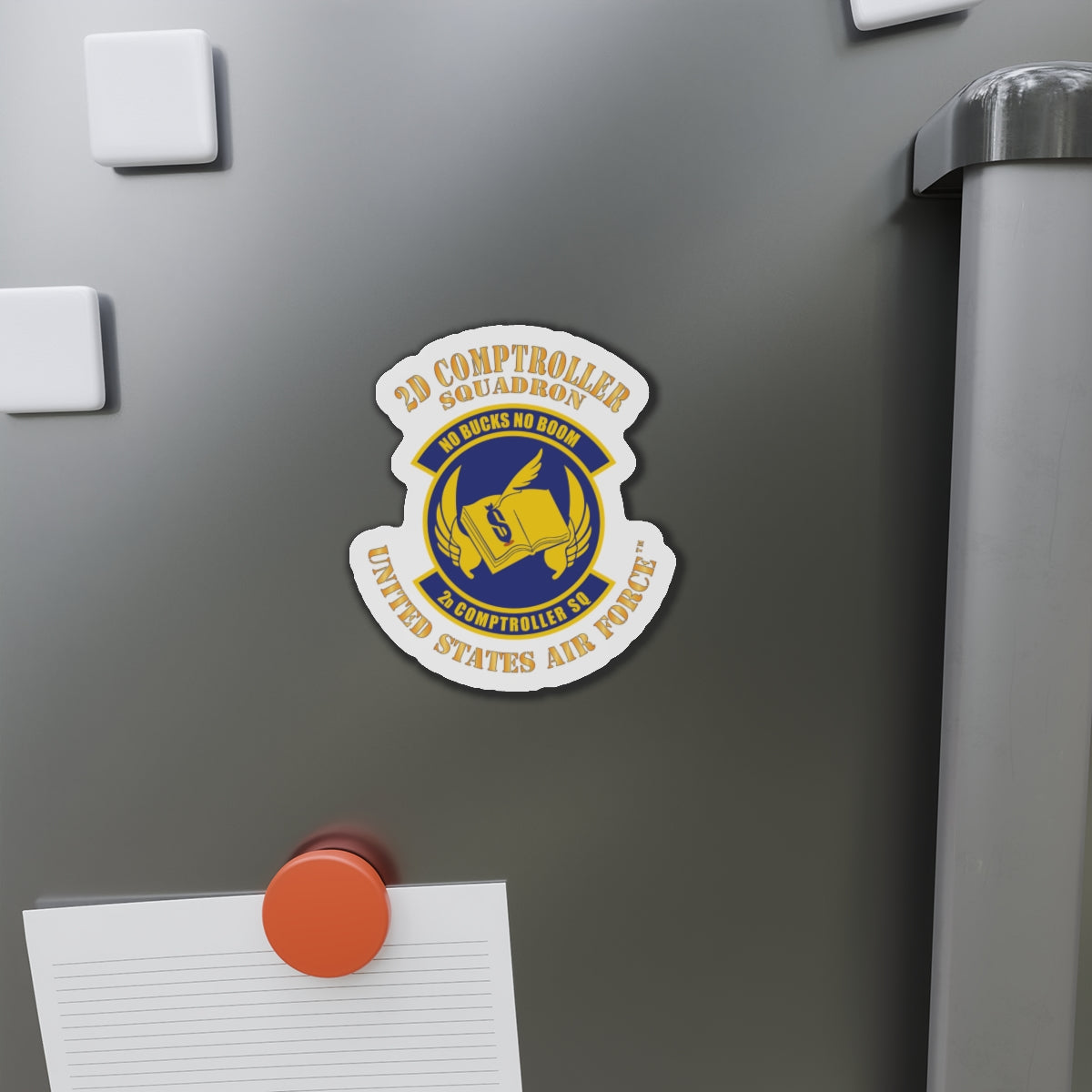 Die-Cut Magnet - USAF - 2d Comptroller Squadron