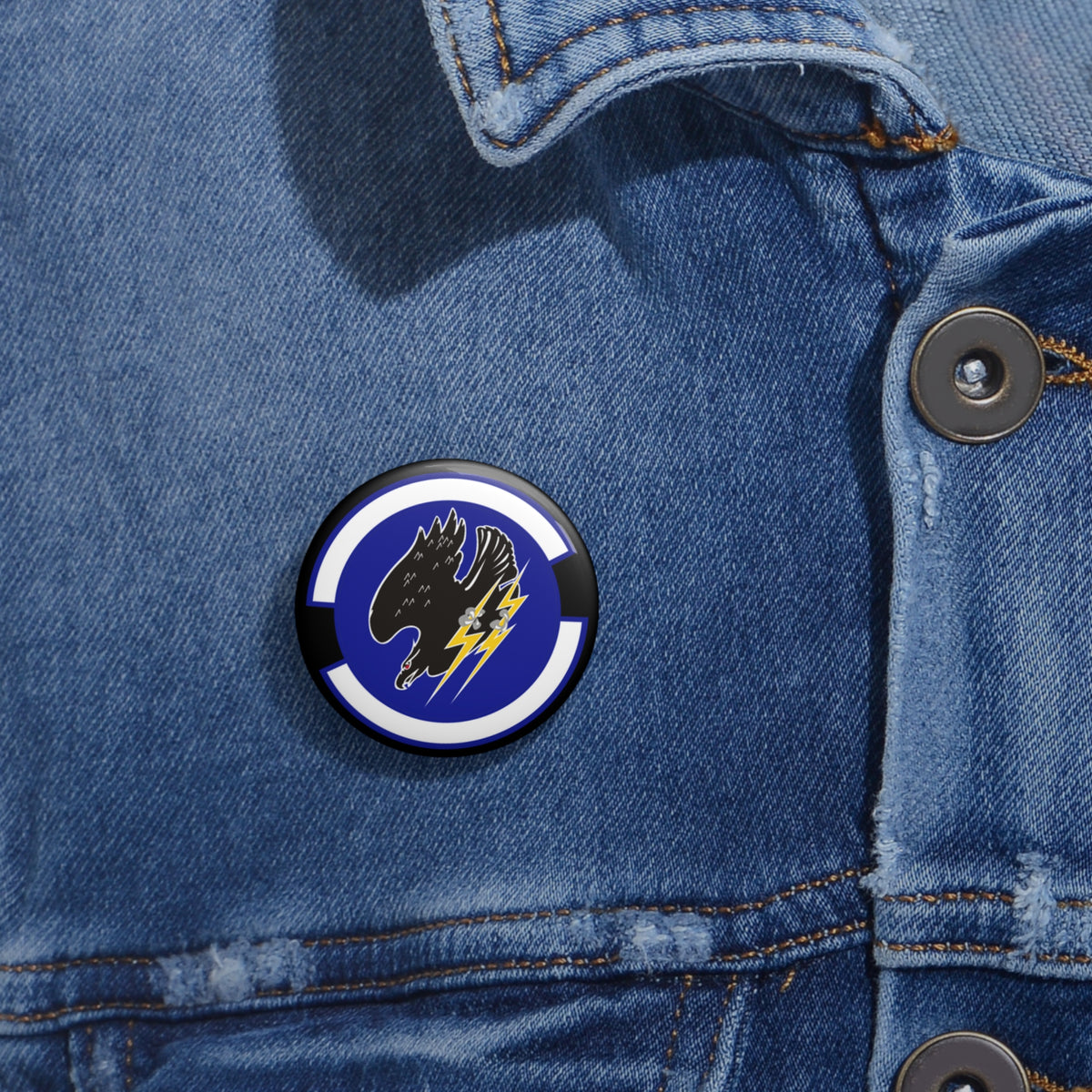 Custom Pin Button - USAF - 9th Space Operations Squadron wo txt X 300