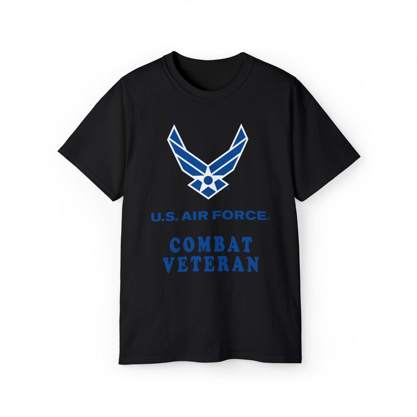 Unisex Ultra Cotton Tee - USAF - Air Force - Combat Veteran X 300