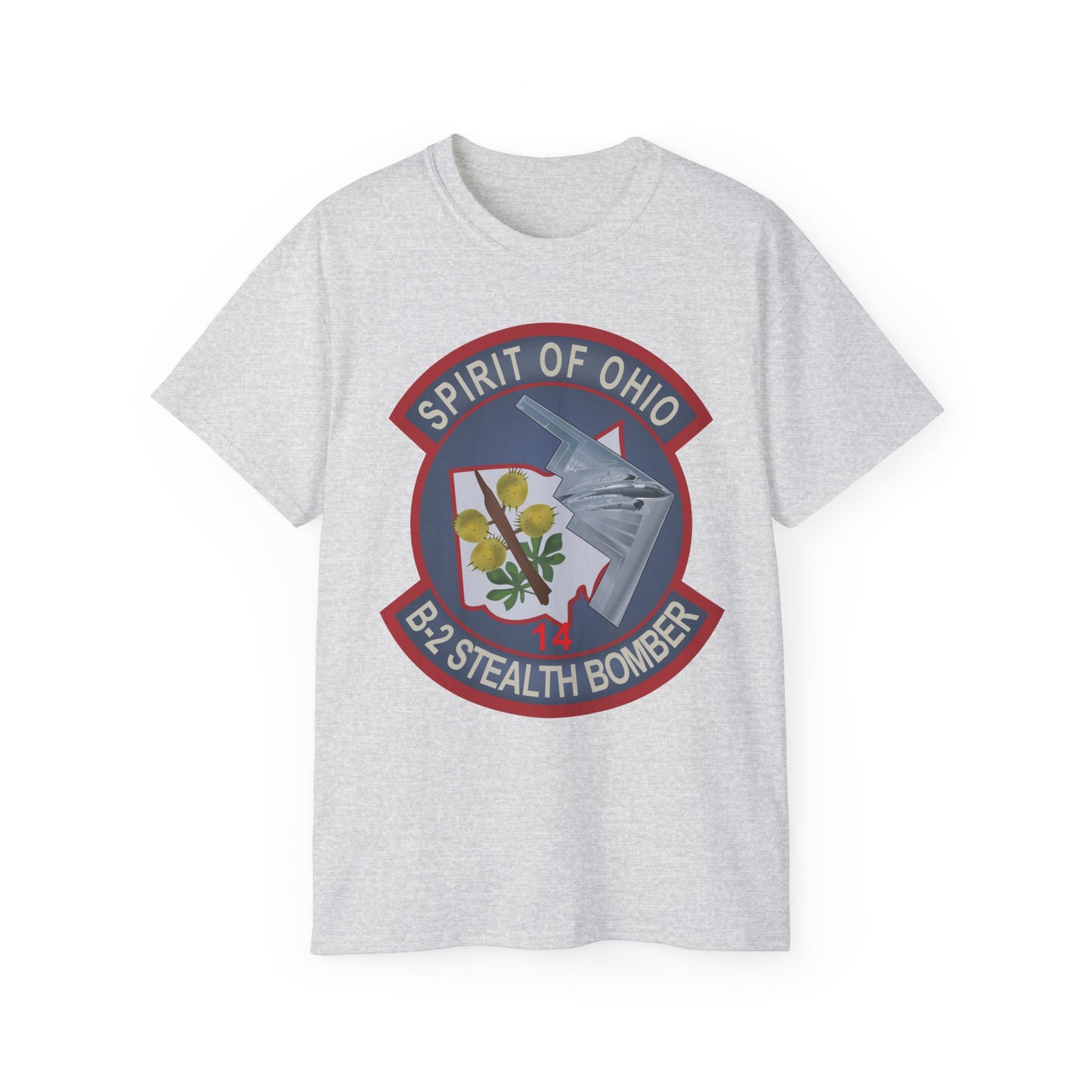 Unisex Ultra Cotton Tee - USAF - B2 - Spirit of Ohio - Stealth Bomber wo txt X 300