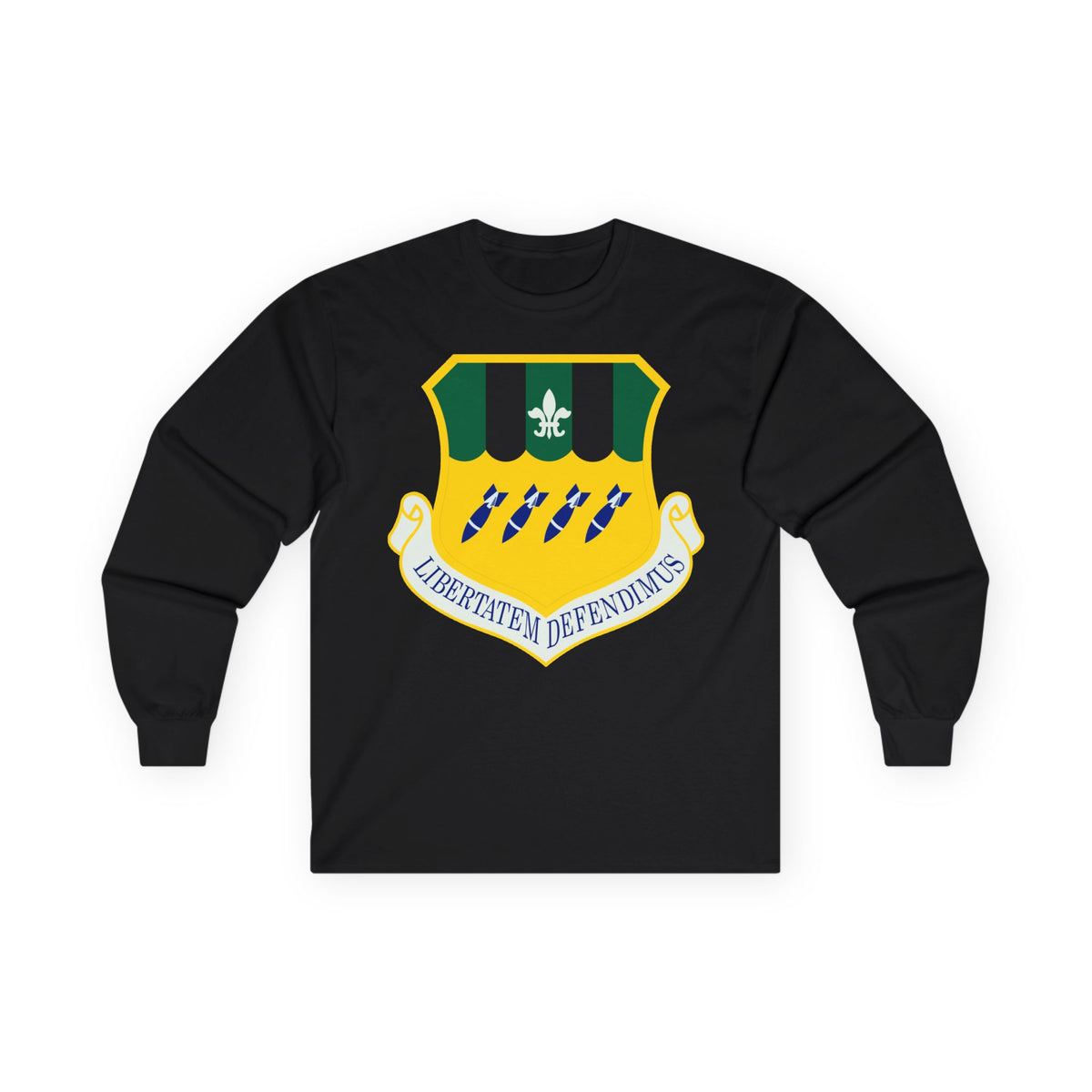 Unisex Ultra Cotton Long Sleeve Tee - USAF - 2d Bomb Wing wo txt