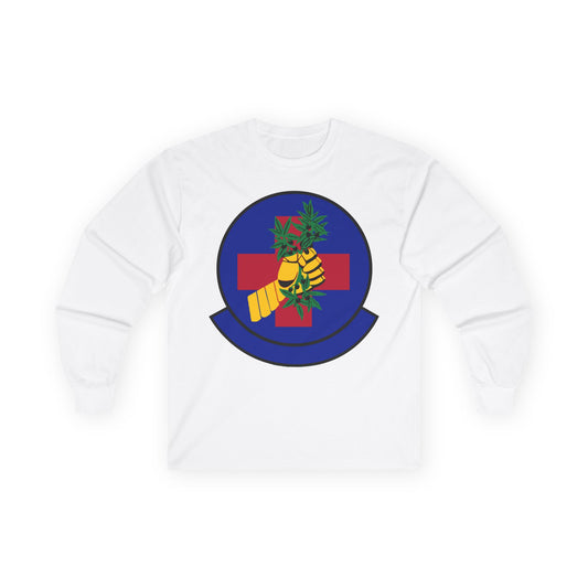 Unisex Ultra Cotton Long Sleeve Tee - USAF - 2nd Healthcare Operations Squadron wo txt