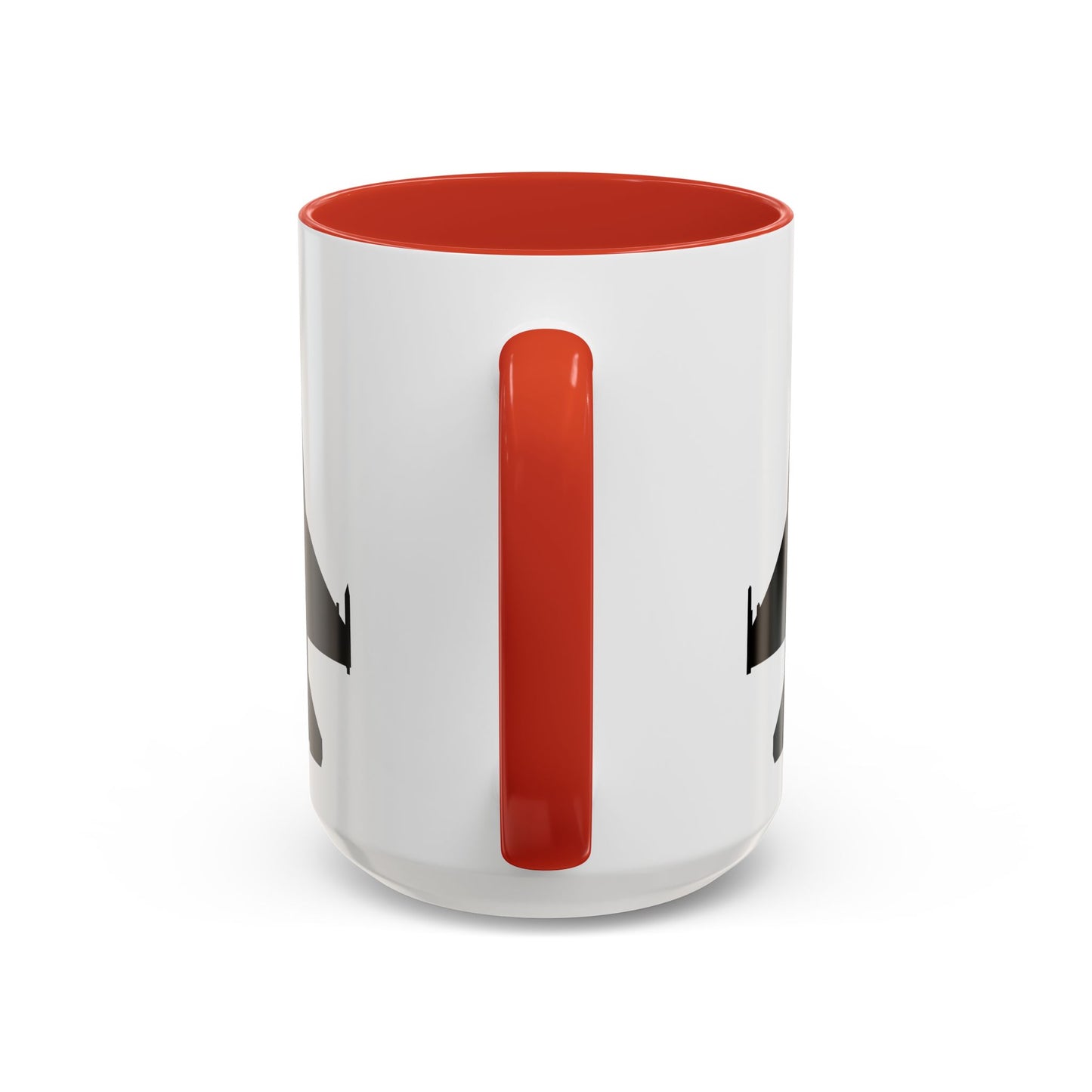 Accent Coffee Mug (11oz & 15oz) - Aircraft - F-16 -Top - Black wo Txt X 300