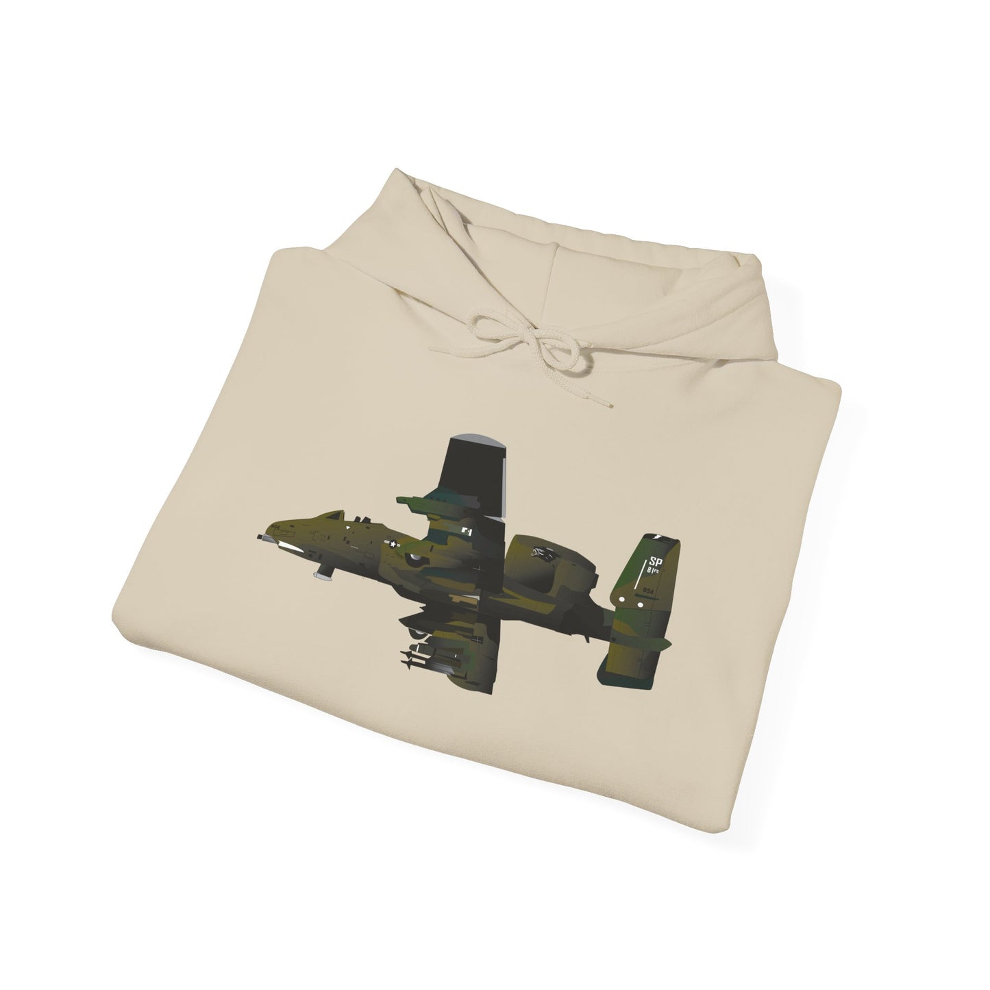 Unisex Heavy Blend Hooded Sweatshirt - Aircraft - A-10 Wart Hog X 300