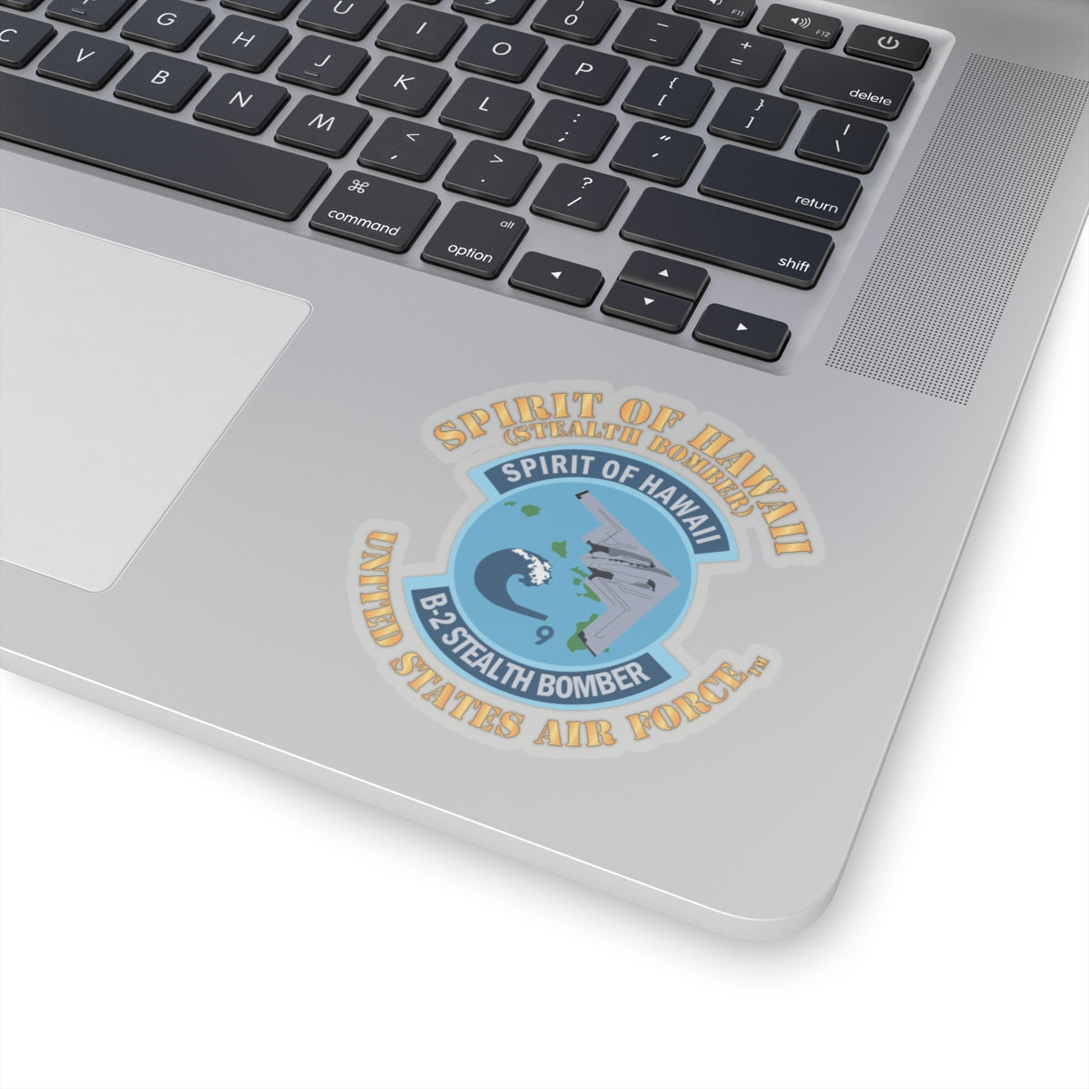 Kiss-Cut Stickers - USAF - B2 - Spirit of Hawaii - Stealth Bomber X 300