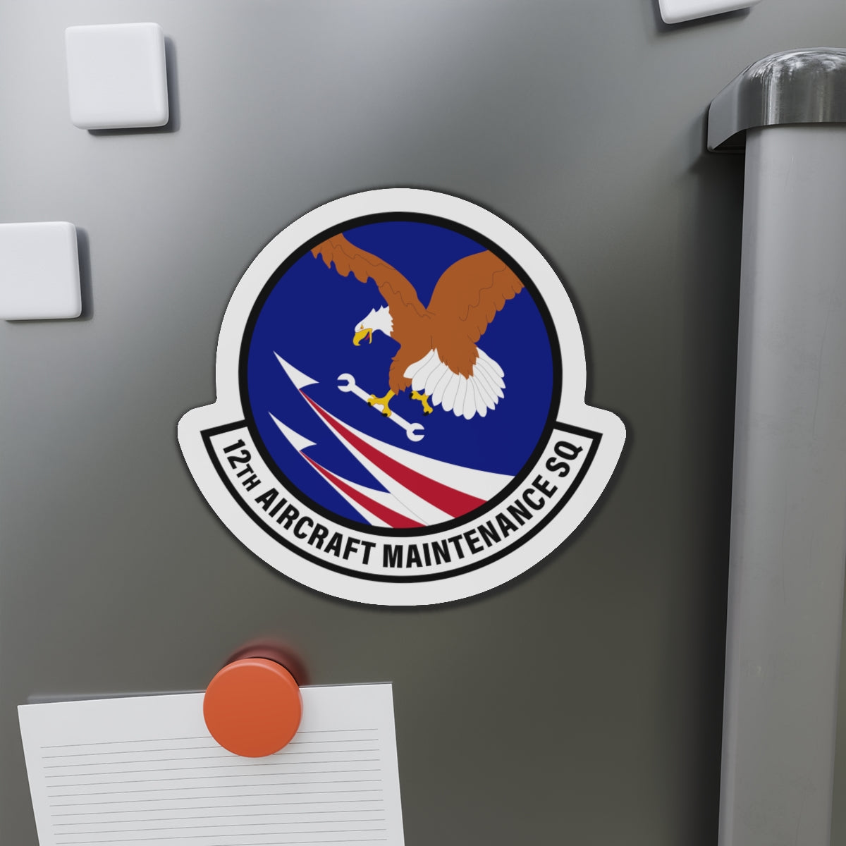 Die-Cut Magnet - USAF - 12th Aircraft Maintenance Squadron wo txt