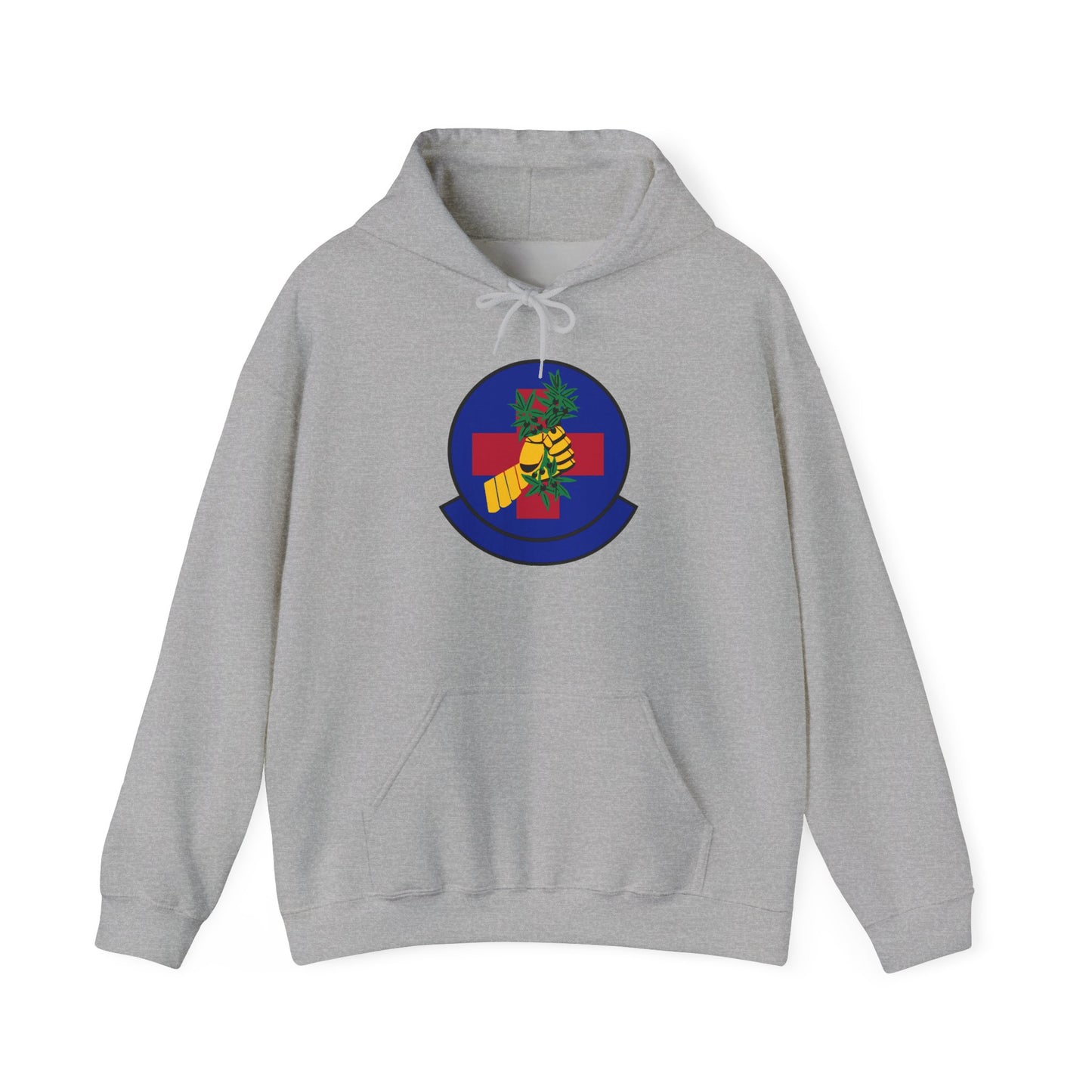 Unisex Heavy Blend Hooded Sweatshirt - USAF - 2nd Healthcare Operations Squadron wo txt