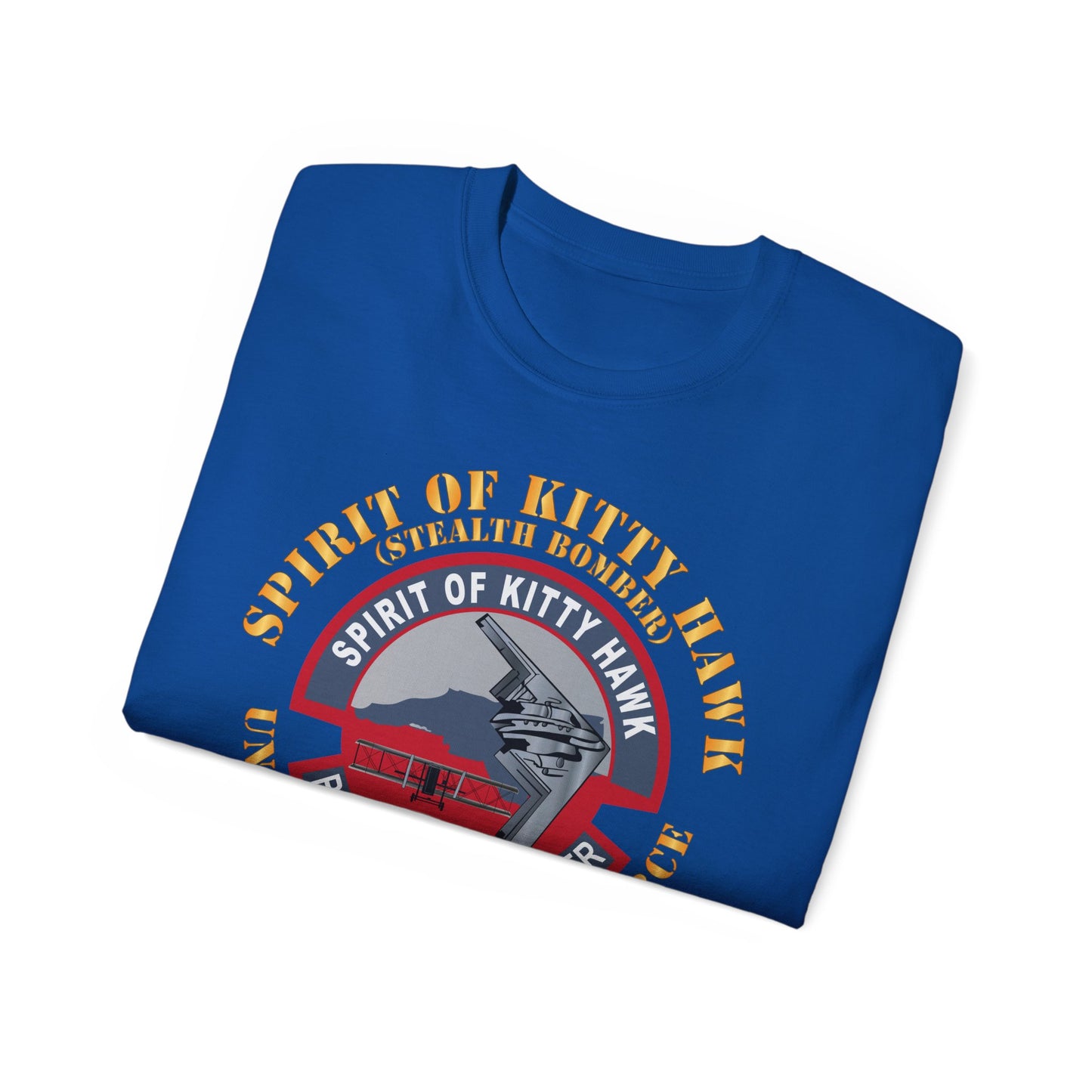 Unisex Ultra Cotton Tee - USAF - B2 - Spirit of Kitty Hawk - Stealth Bomber X 300