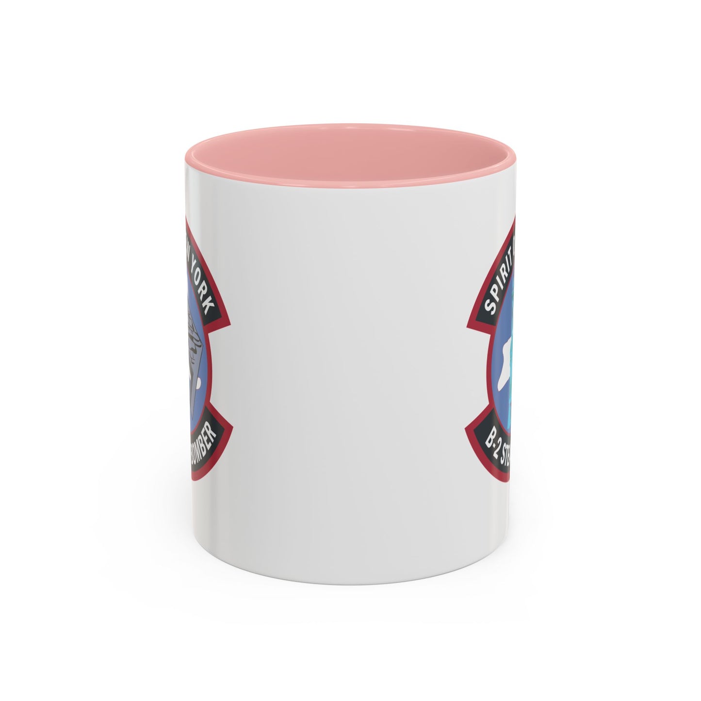 Accent Coffee Mug (11oz & 15oz) - USAF - B2 - Spirit of New York - Stealth Bomber wo txt X 300