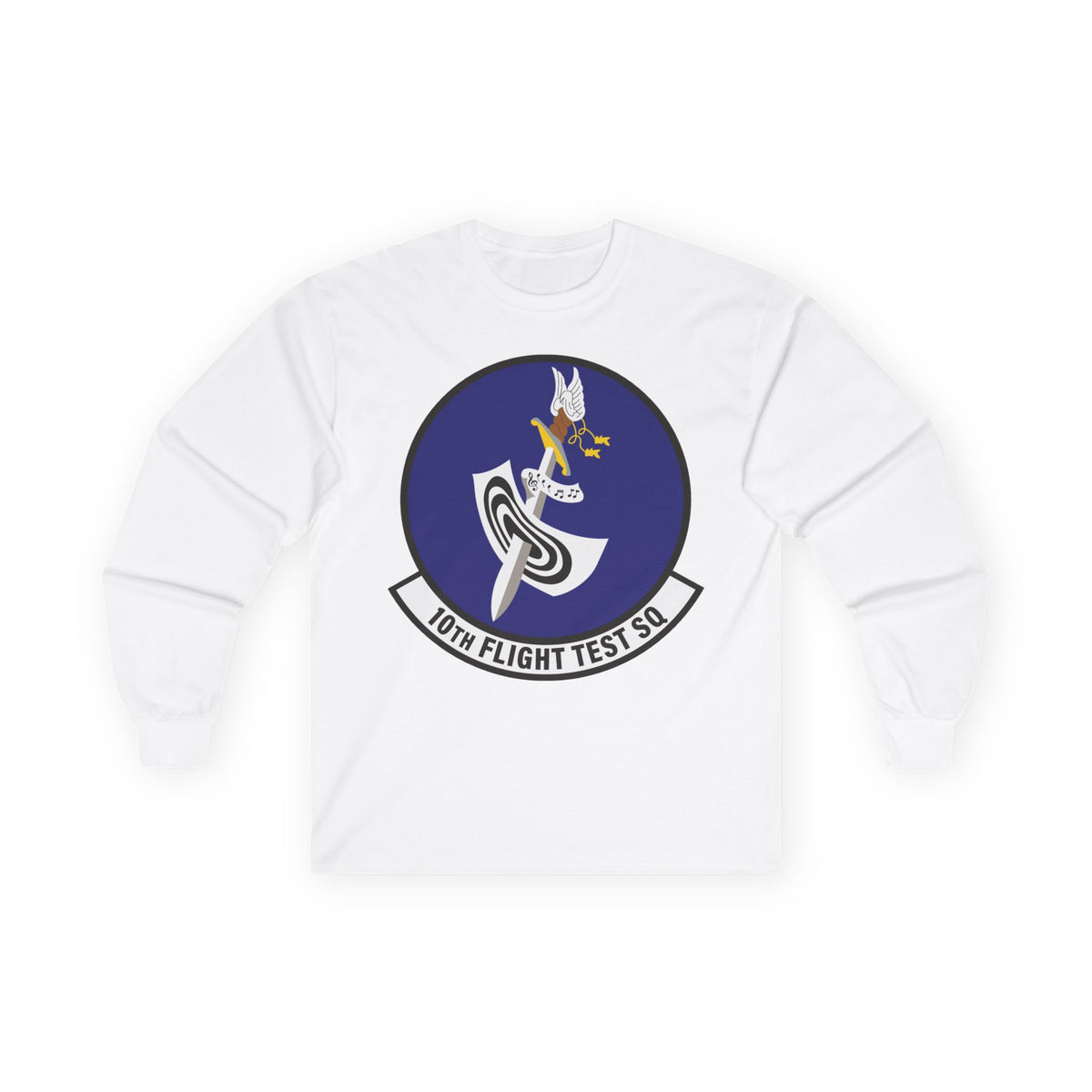 Unisex Ultra Cotton Long Sleeve Tee - USAF - 10th Flight Test Squadron wo txt