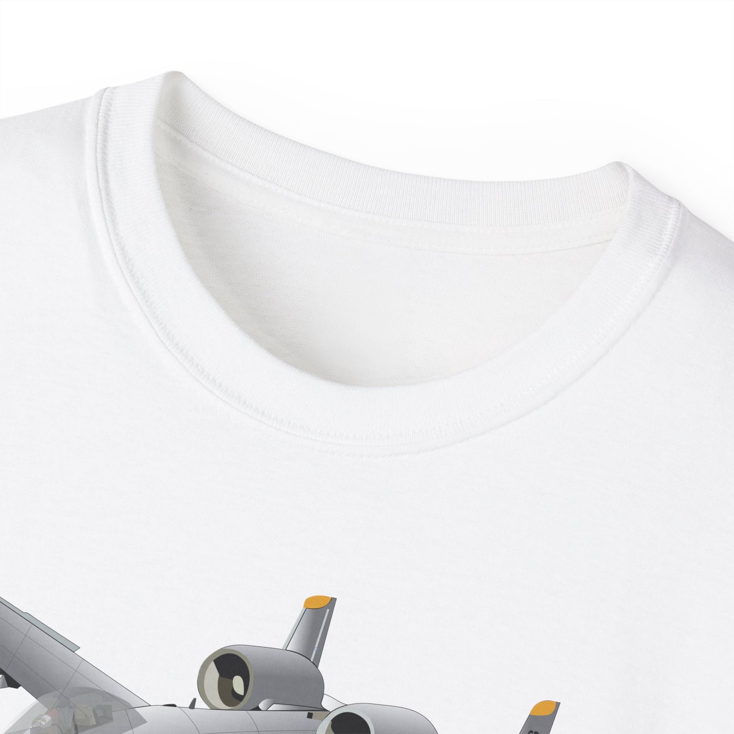 Unisex Ultra Cotton Tee - Aircraft - A10 - Front - Top - Oblique X 300