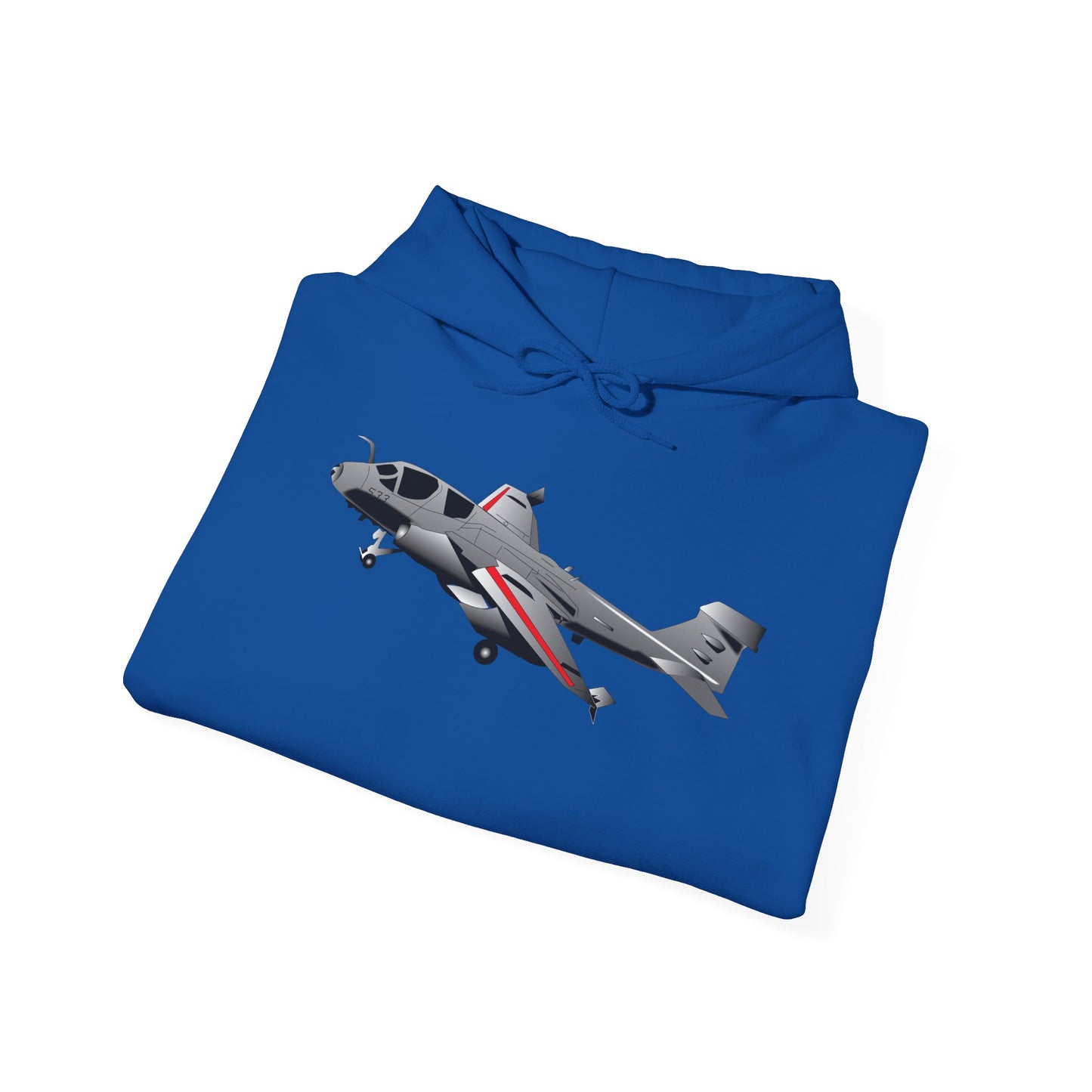 Unisex Heavy Blend Hooded Sweatshirt - Aircraft - Navy - A-6A Intruder X 300