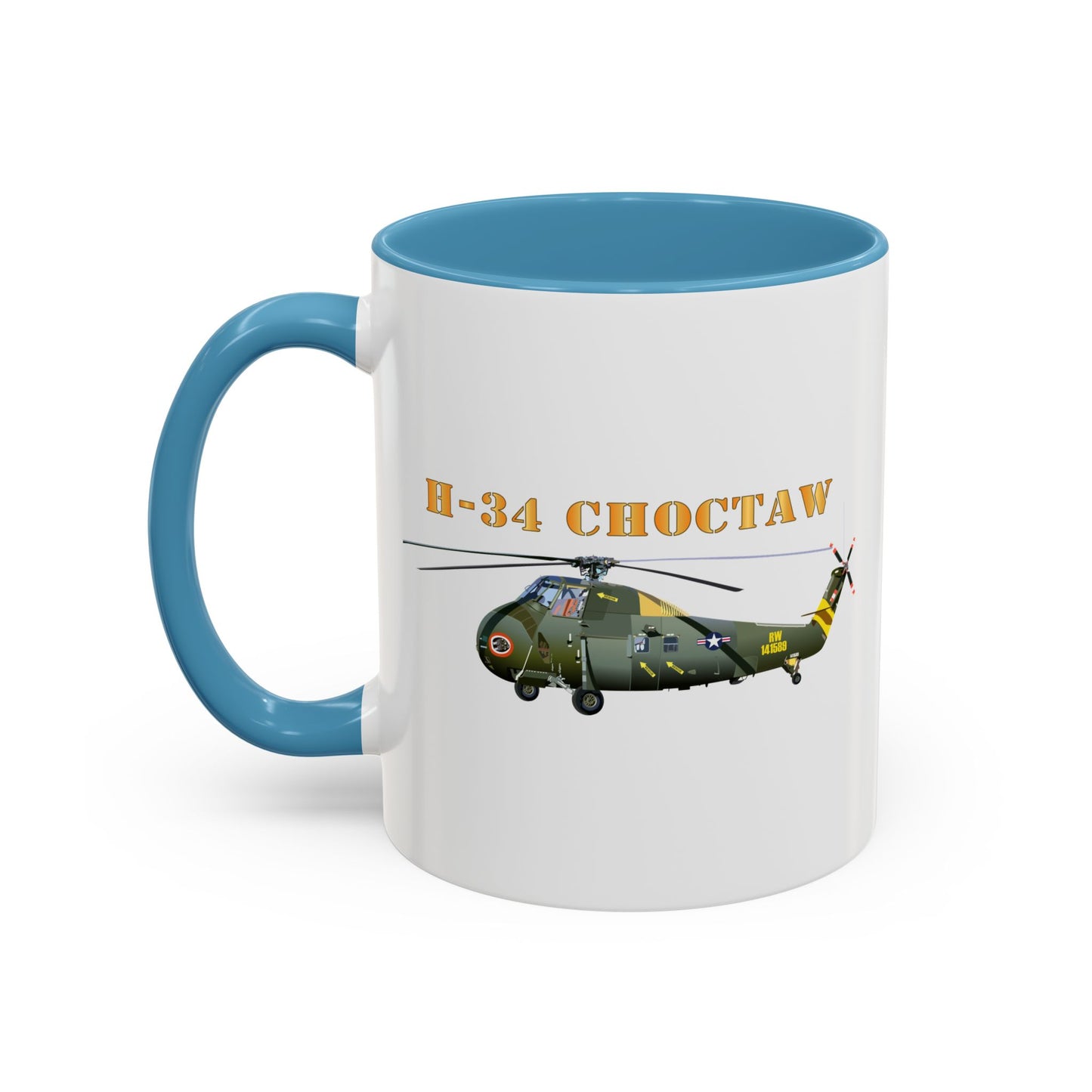 Accent Coffee Mug (11oz & 15oz) - H-34 Choctaw with Txt X 300