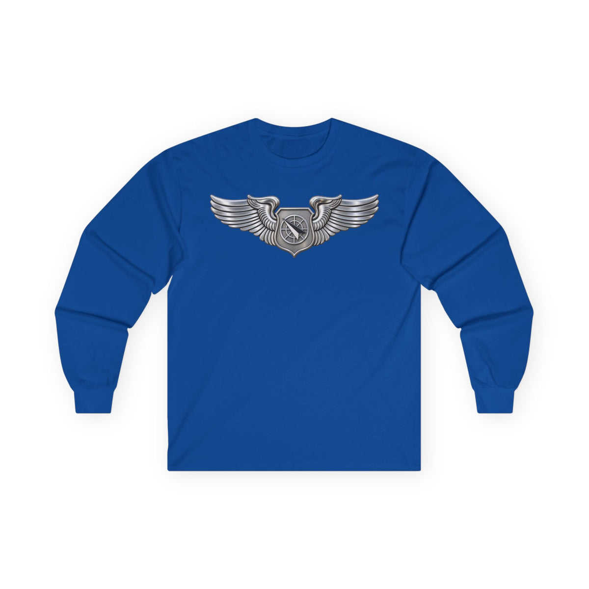 Unisex Ultra Cotton Long Sleeve Tee - USAF - Air Battle Manager Badge wo txt - 3D - Enhanced
