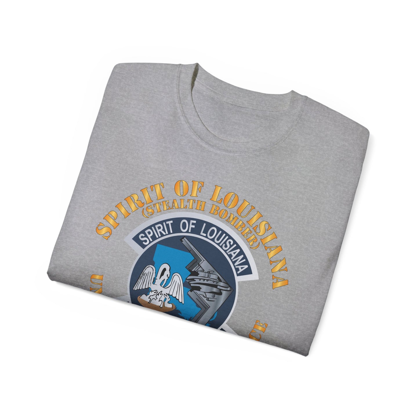Unisex Ultra Cotton Tee - USAF - B2 - Spirit of Louisiana - Stealth Bomber X 300