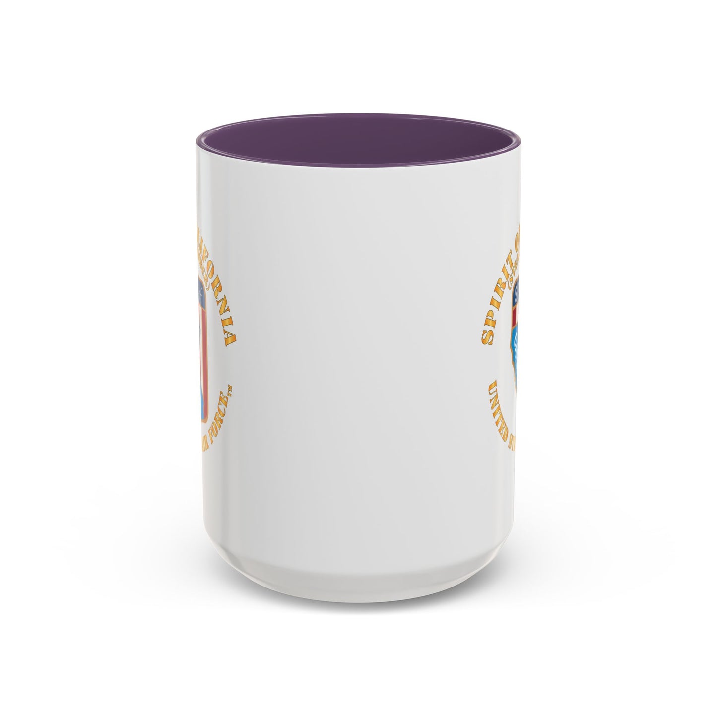 Accent Coffee Mug (11oz & 15oz) - USAF - B2 - Spirit of California - Stealth Bomber X 300