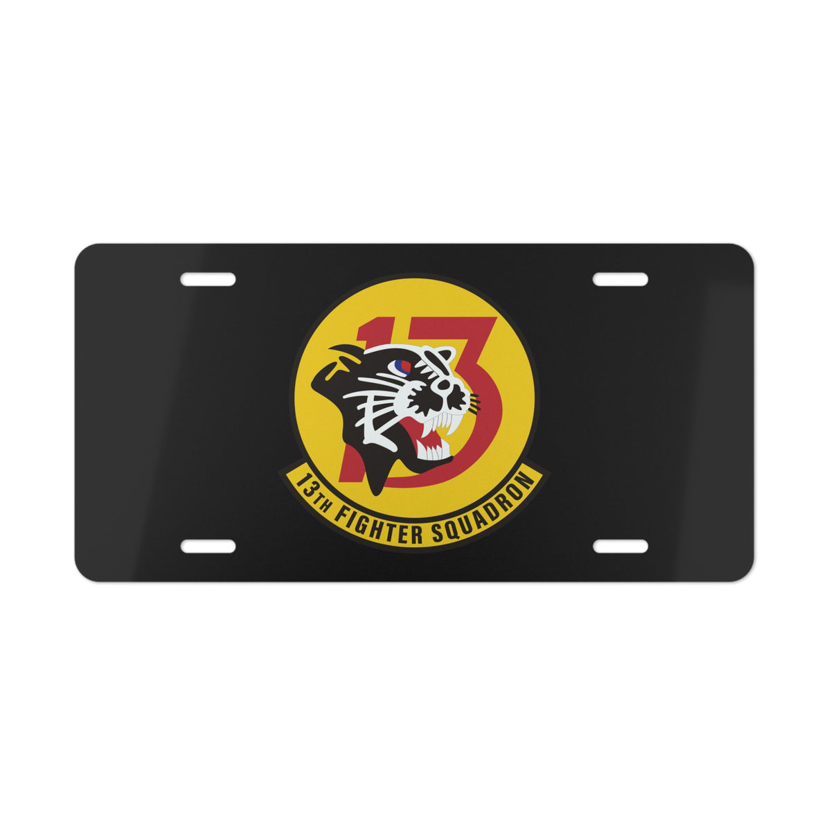 License Plate - USAF - 13th Fighter Squadron wo txt