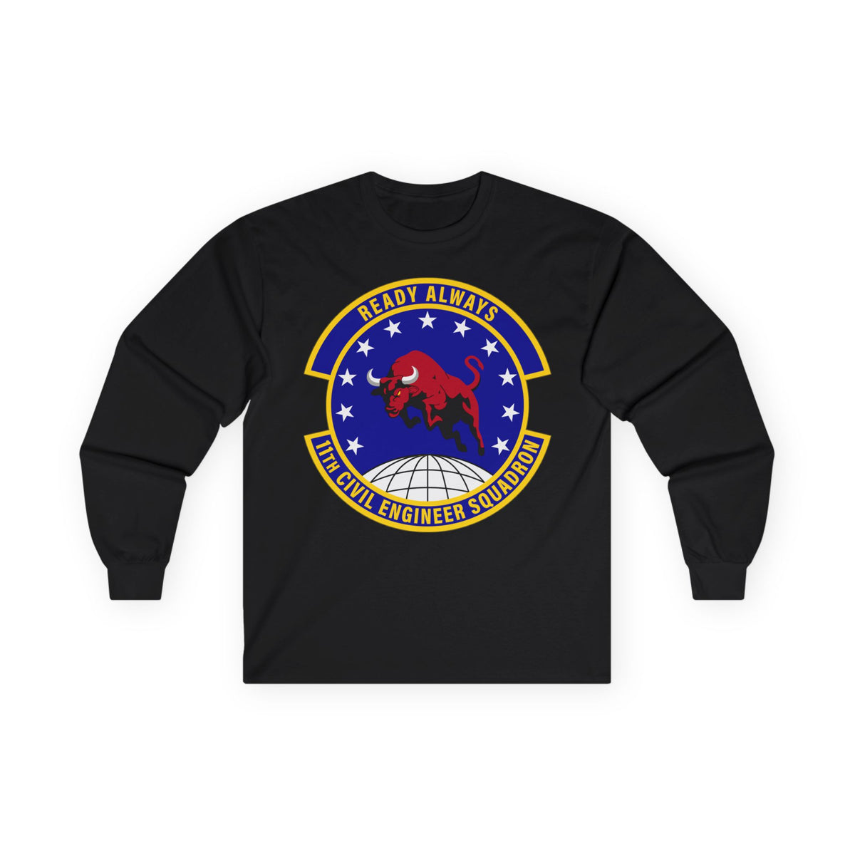Unisex Ultra Cotton Long Sleeve Tee - USAF - 11th Civil Engineer Squadron wo txt