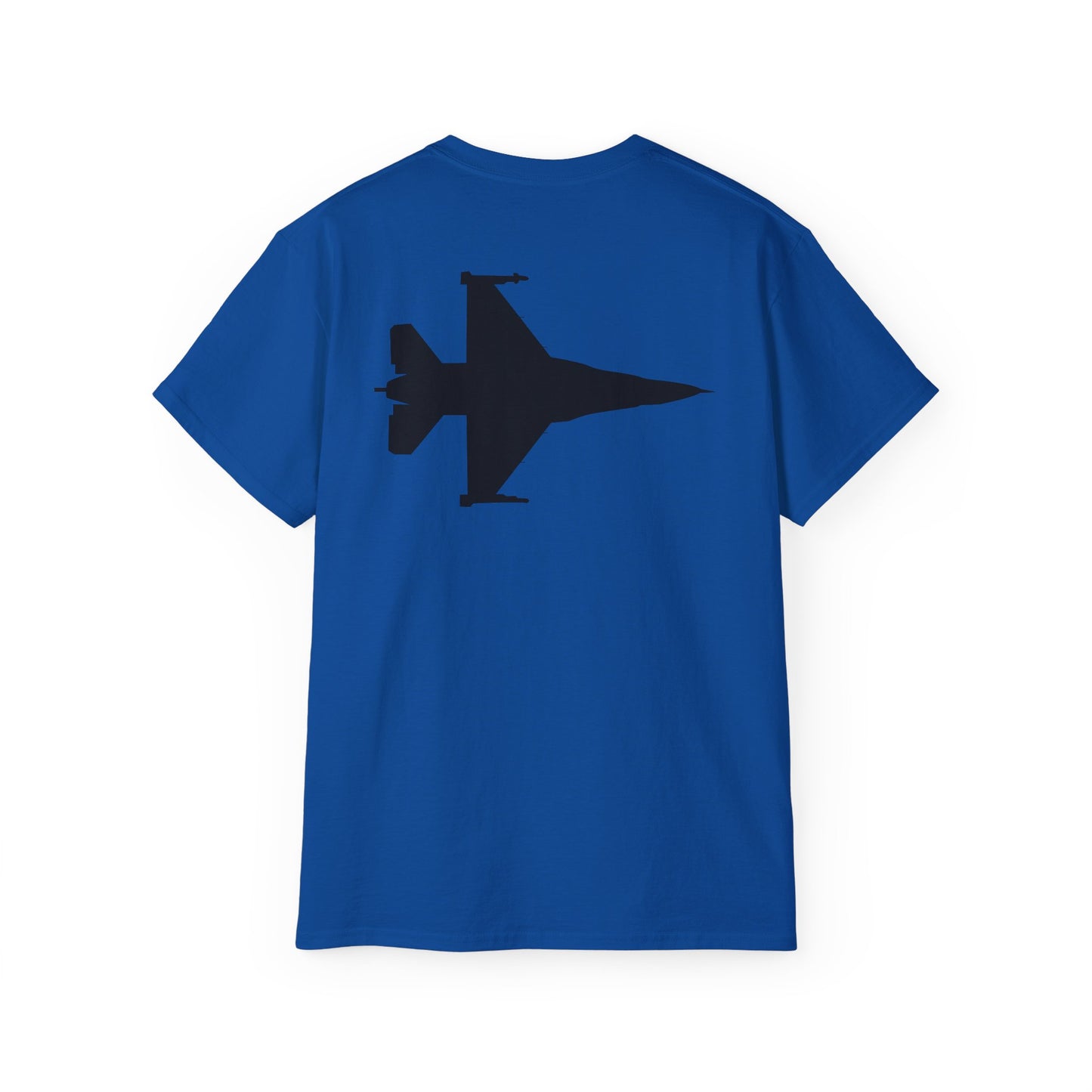 Unisex Ultra Cotton Tee - Aircraft - F-16 -Top - Silhouette - wo Txt X 300