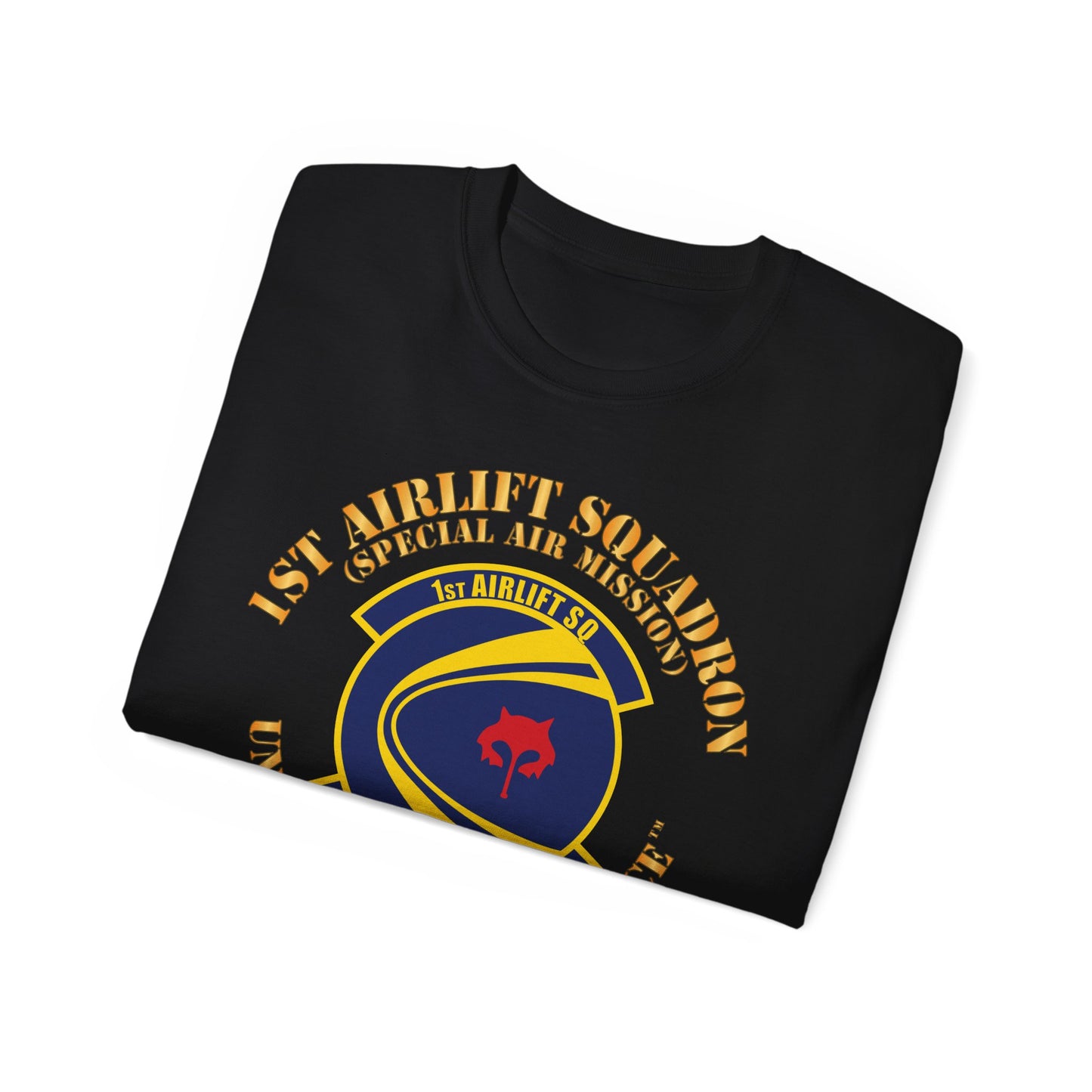 Unisex Ultra Cotton Tee - USAF - 1st Airlift Squadron X 300