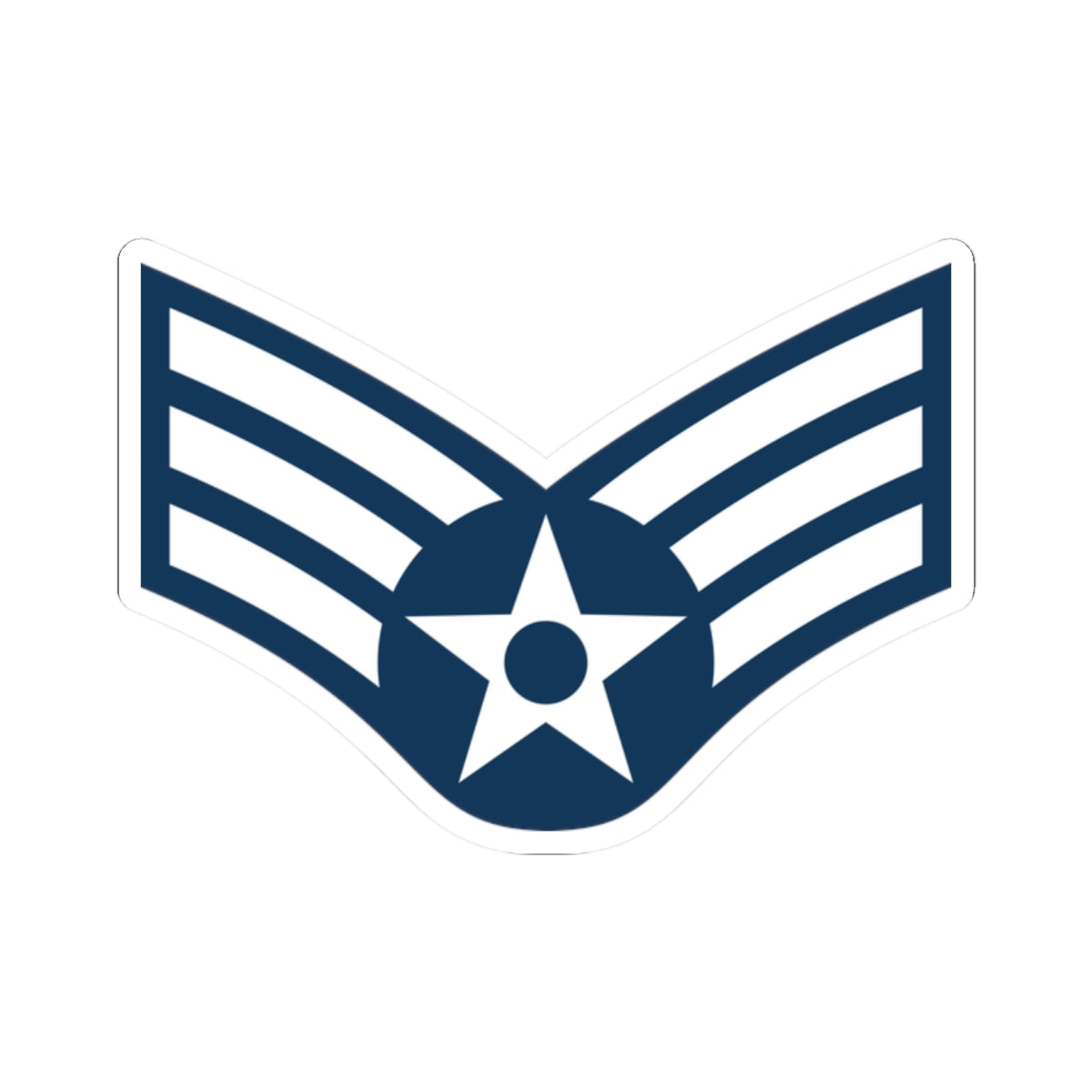 Kiss-Cut Stickers - USAF - Senior Airman (E4) - 2020