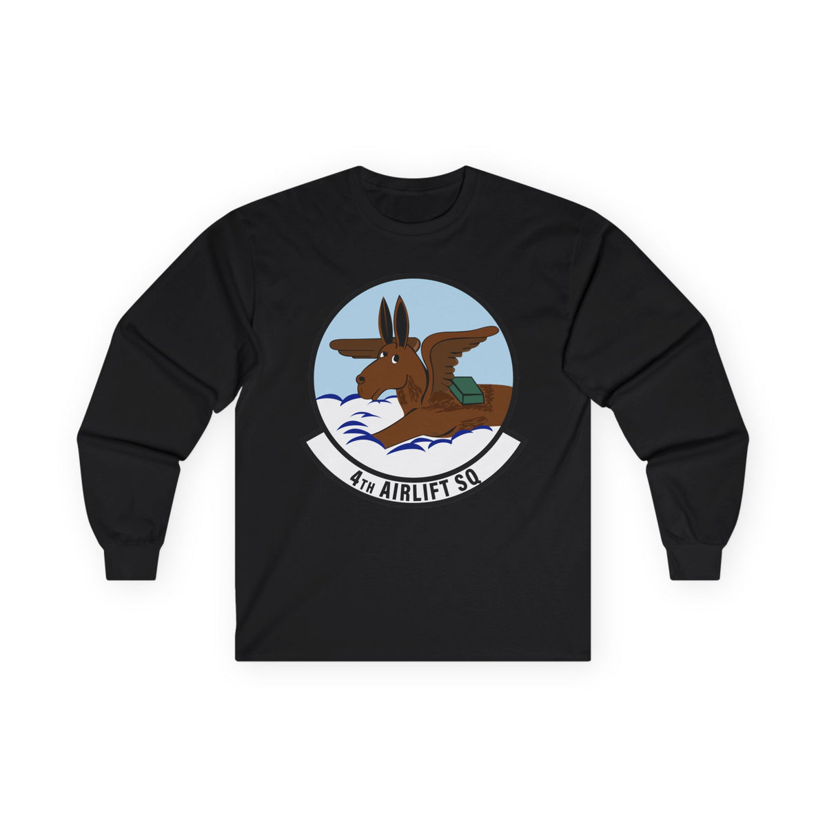 Unisex Ultra Cotton Long Sleeve Tee - USAF - 4th Airlift Squadron wo txt X 300