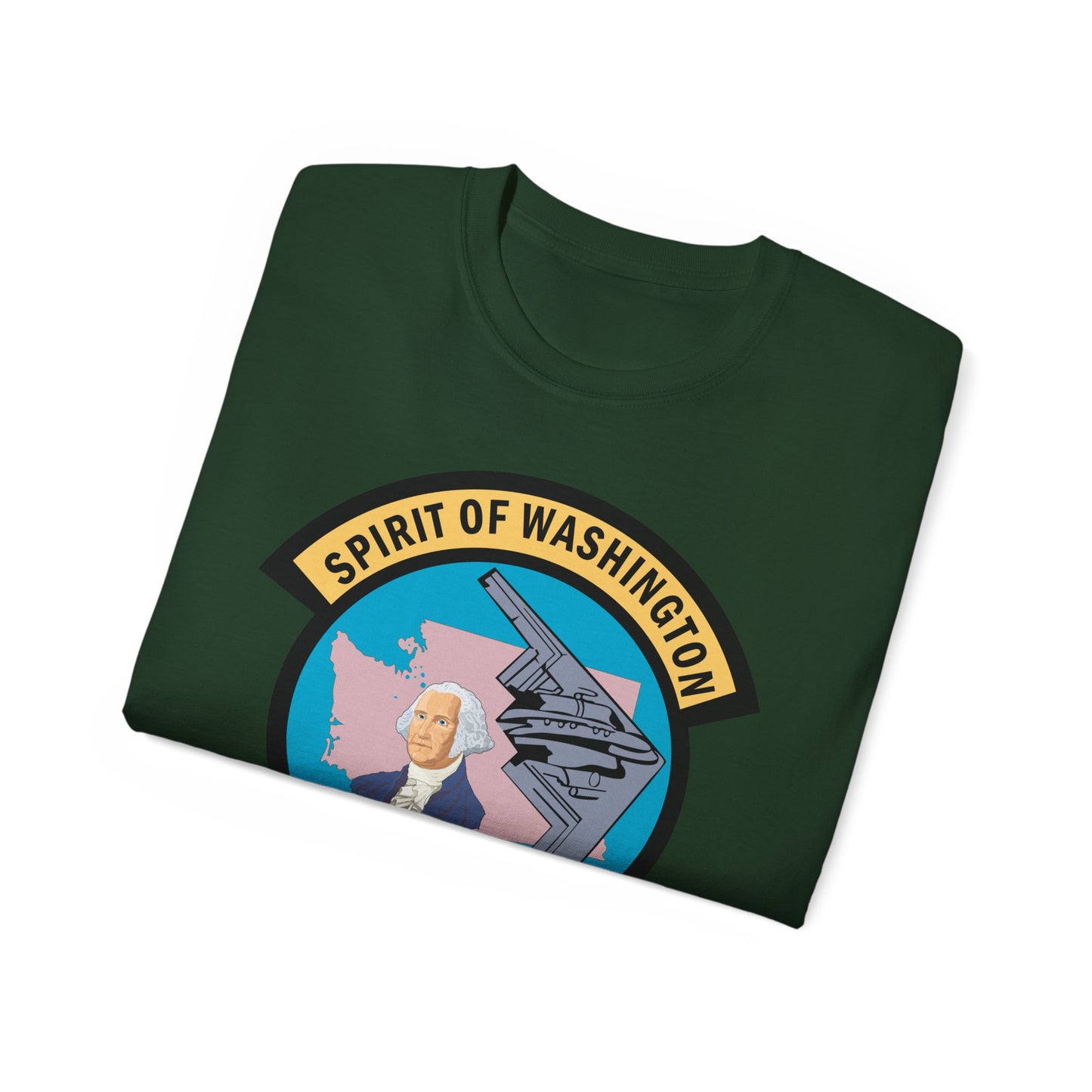 Unisex Ultra Cotton Tee - USAF - B2 - Spirit of Washington - Stealth Bomber wo txt X 300