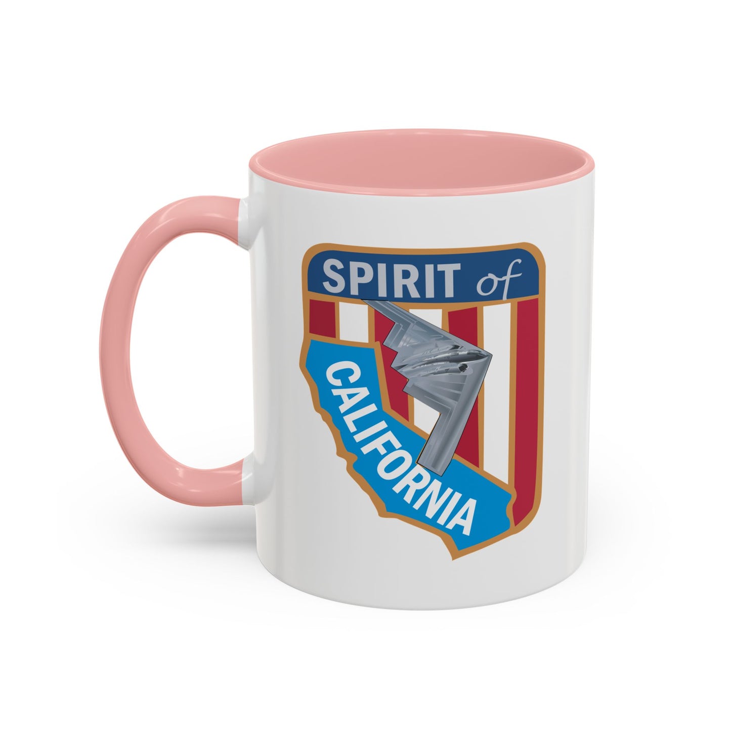 Accent Coffee Mug (11oz & 15oz) - USAF - B2 - Spirit of California - Stealth Bomber wo txt X 300