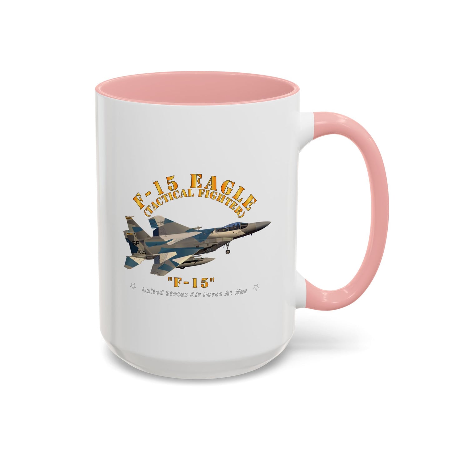 Accent Coffee Mug (11oz & 15oz) - USAF - F15 Eagle - F15