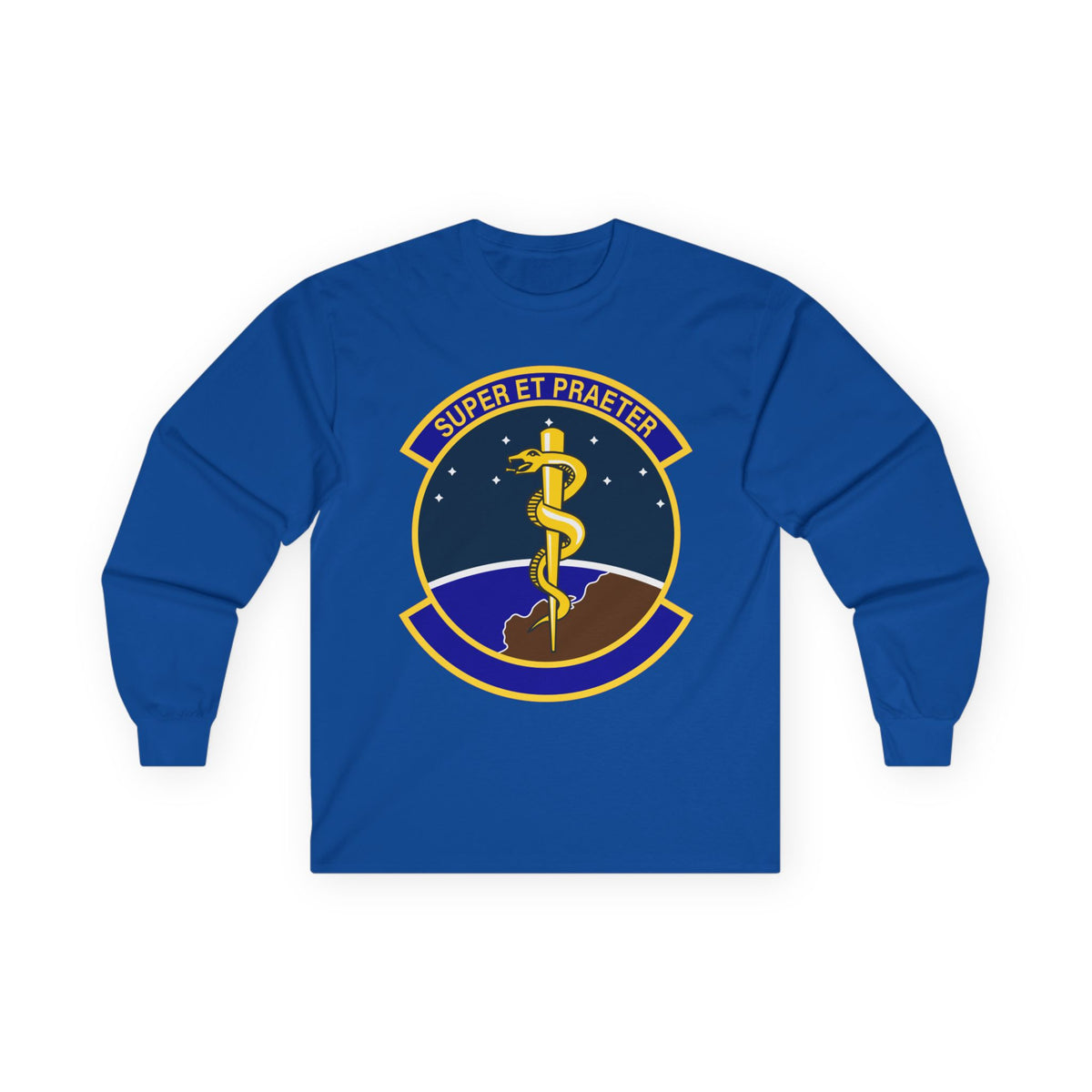 Unisex Ultra Cotton Long Sleeve Tee - USAF - 9th Operational Medical Readiness Sq wo txt X 300